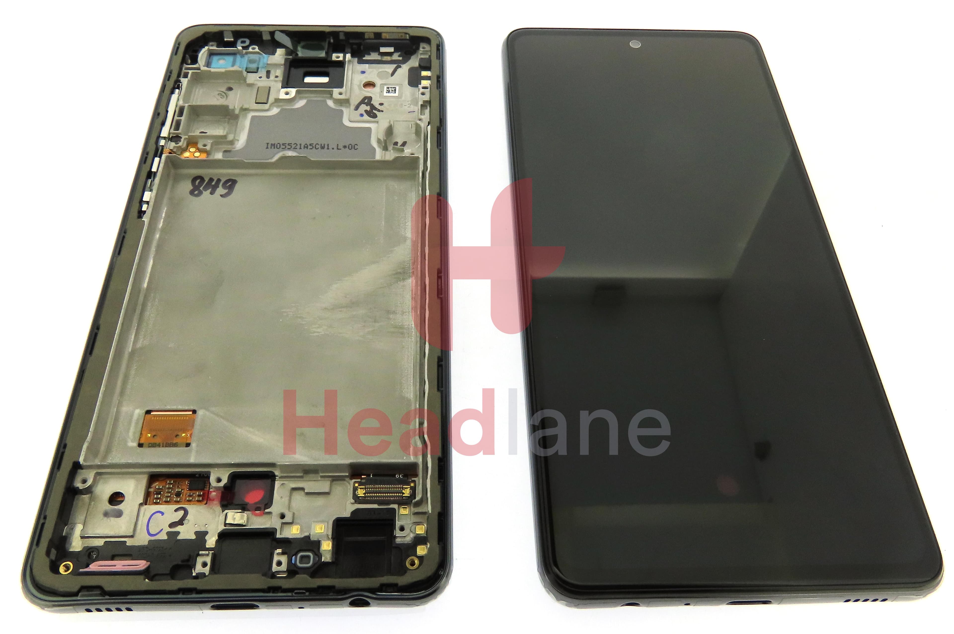 Samsung SM-A725 Galaxy A72 4G LCD Display / Screen + Touch - Black - view 3