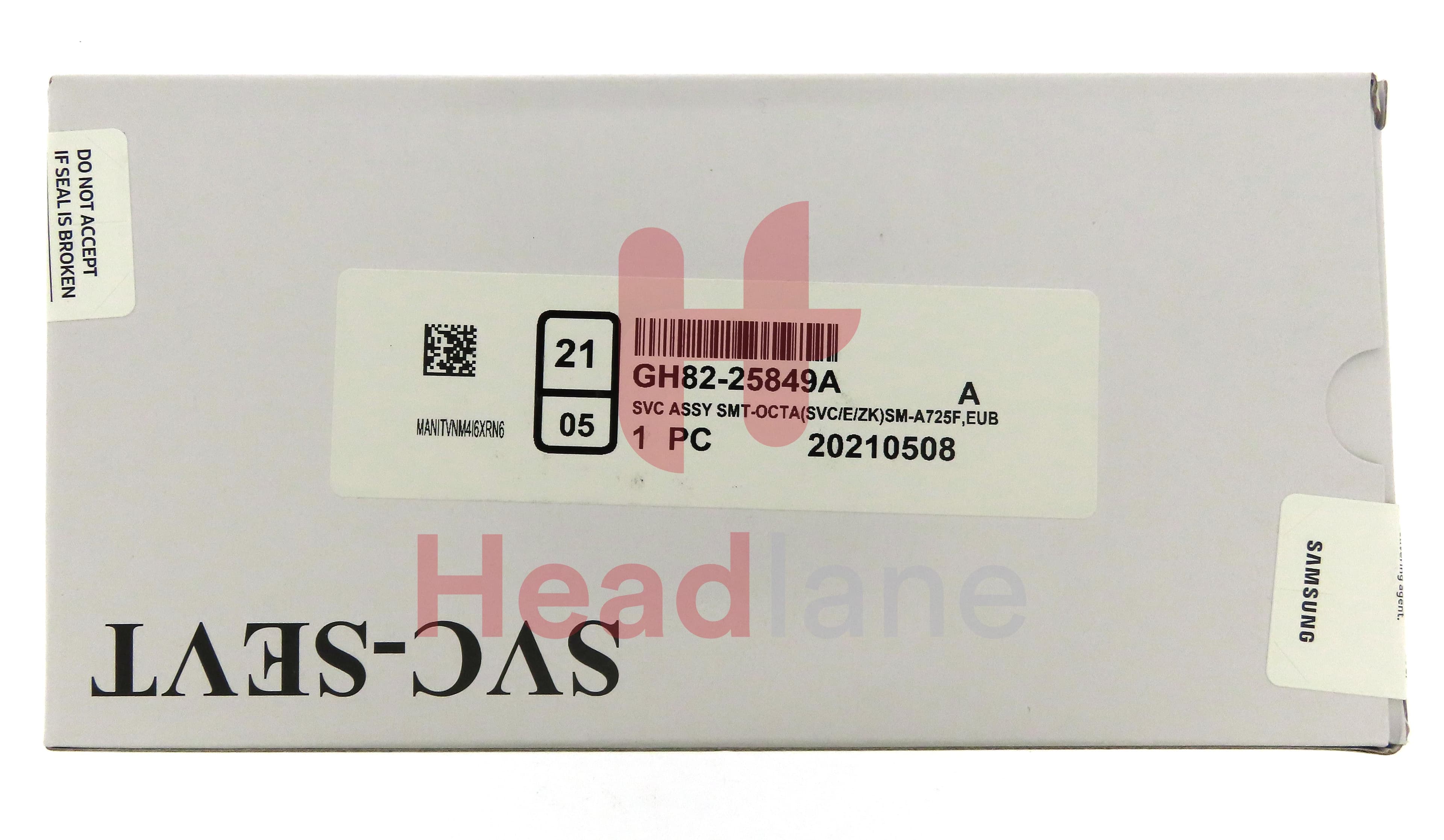 Samsung SM-A725 Galaxy A72 4G LCD Display / Screen + Touch - Black - view 4