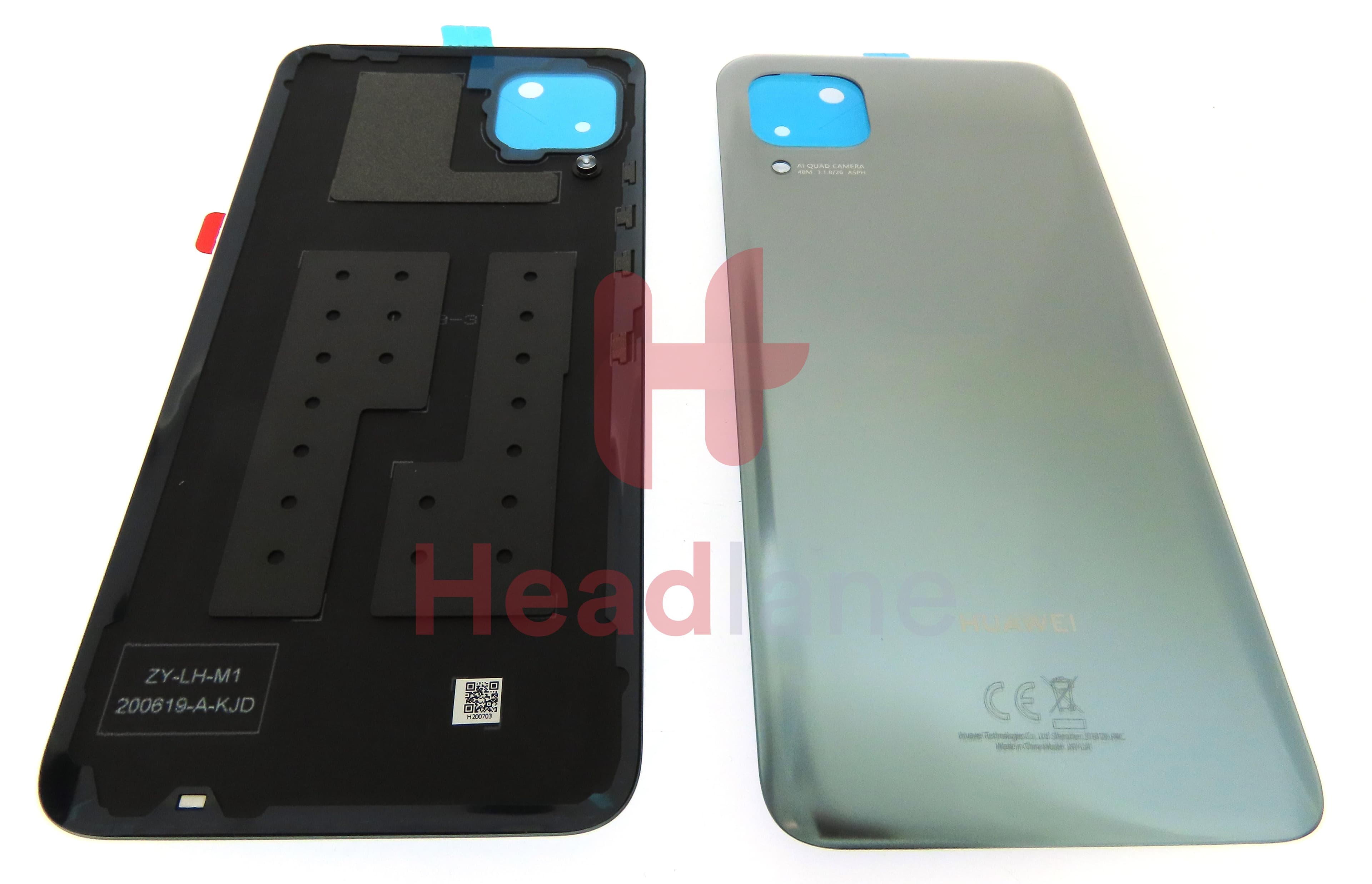 Huawei P40 Lite Back / Battery Cover - Grey - view 3