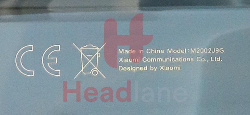 Xiaomi Mi 10 Lite 5G Back / Battery Cover - Tarnish / Black - view 4