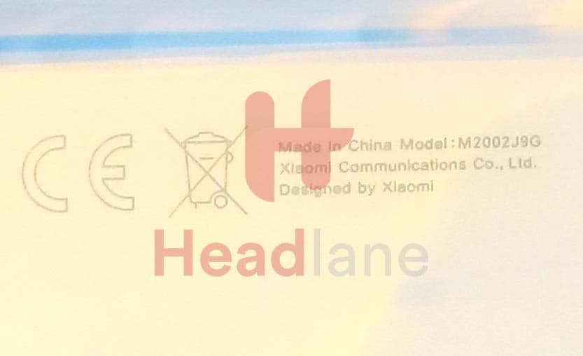 Xiaomi Mi 10 Lite 5G Back / Battery Cover - White - view 4