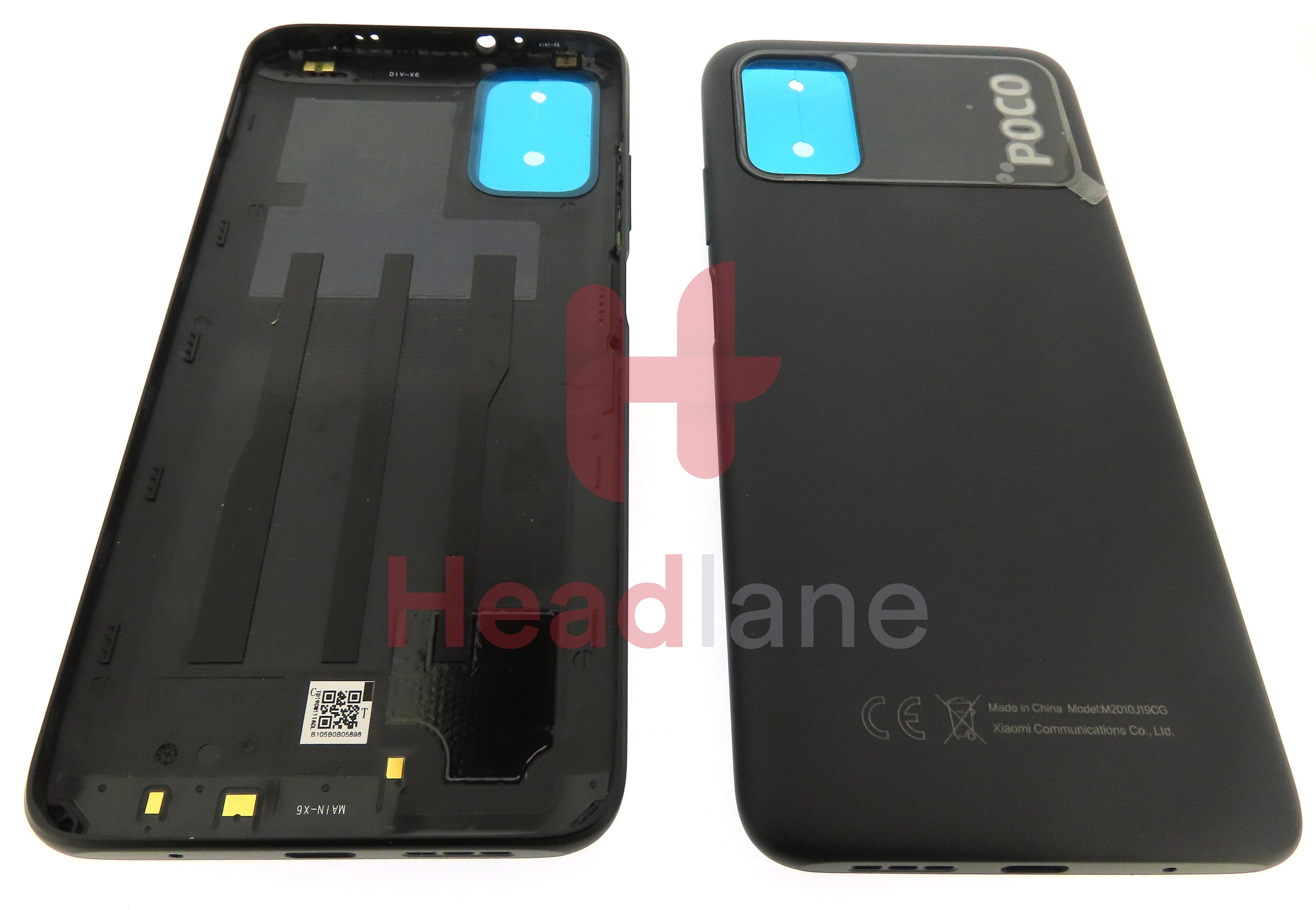 Xiaomi Poco M3 Back / Battery Cover - Tarnish / Black - view 2