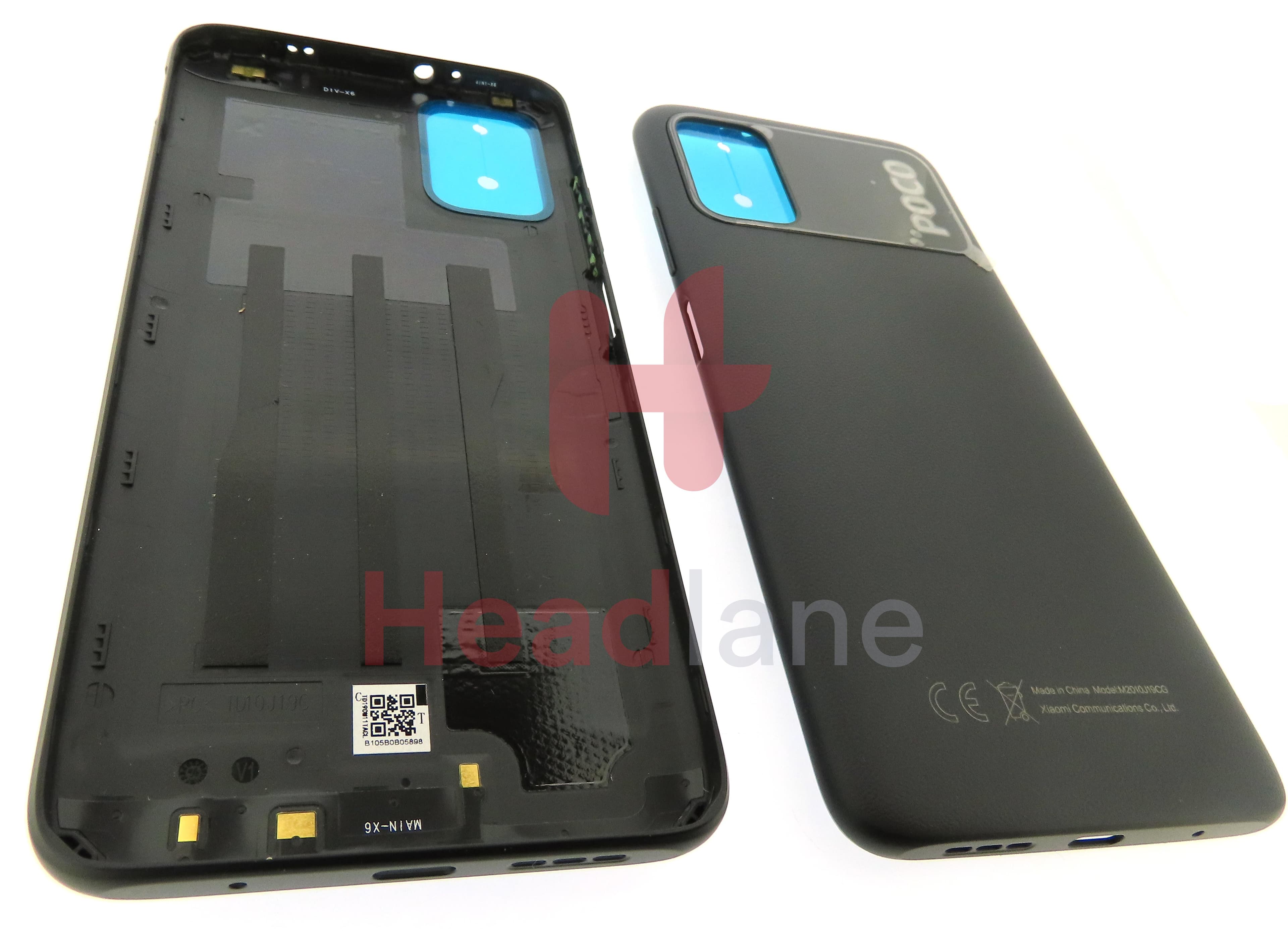 Xiaomi Poco M3 Back / Battery Cover - Tarnish / Black - view 3