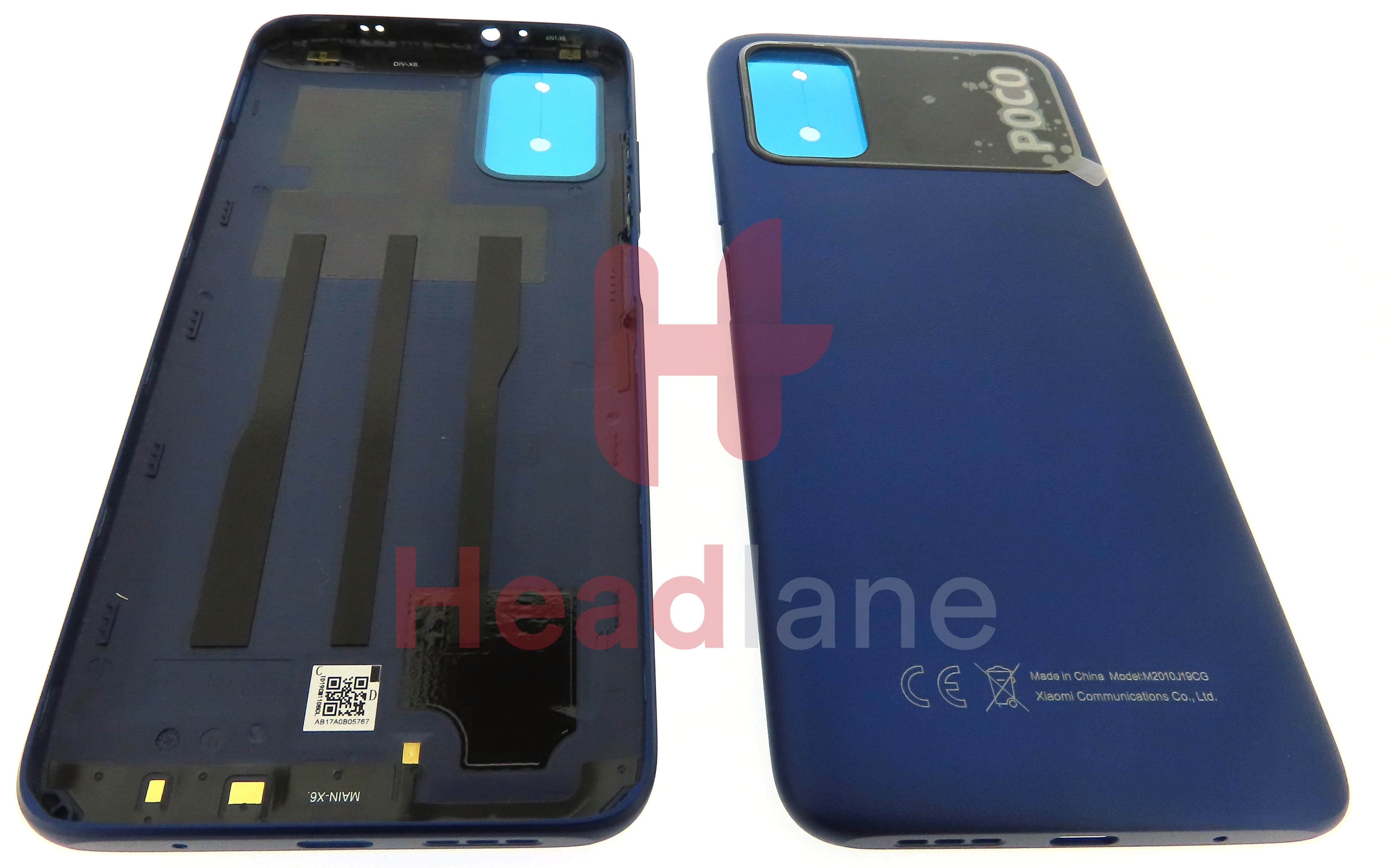 Xiaomi Poco M3 Back / Battery Cover - Blue - view 2