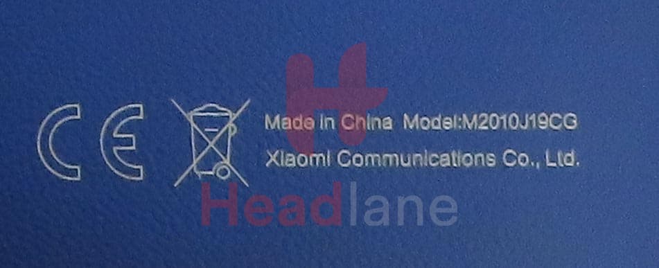 Xiaomi Poco M3 Back / Battery Cover - Blue - view 4