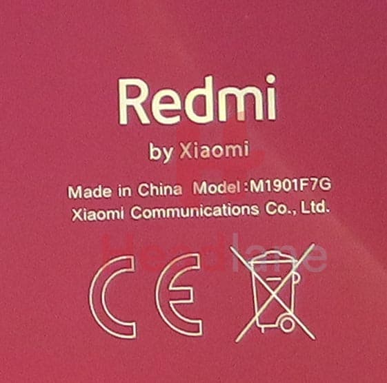 Xiaomi Redmi Note 7 Back / Battery Cover - Red - view 4