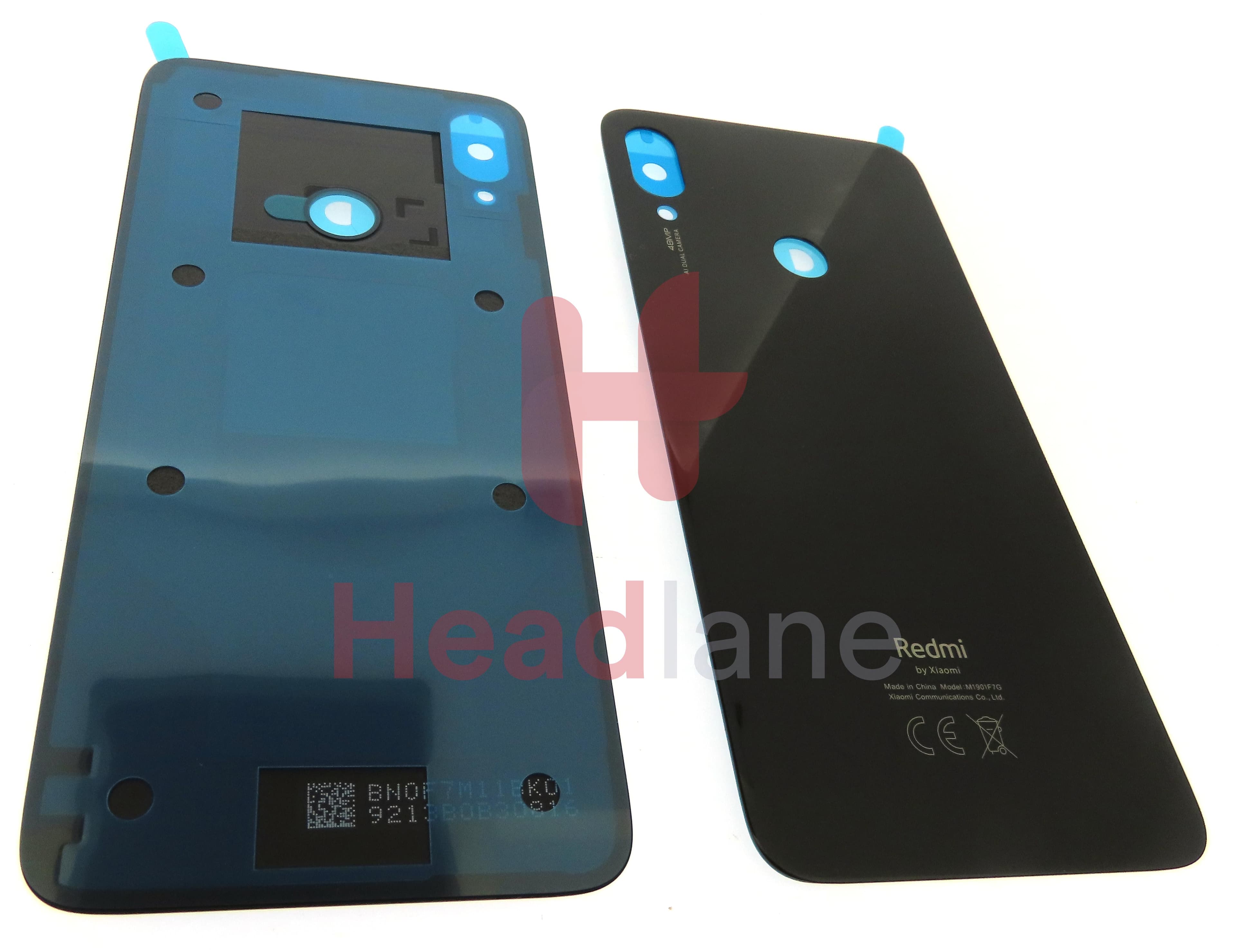 Xiaomi Redmi Note 7 Back / Battery Cover - Black - view 2
