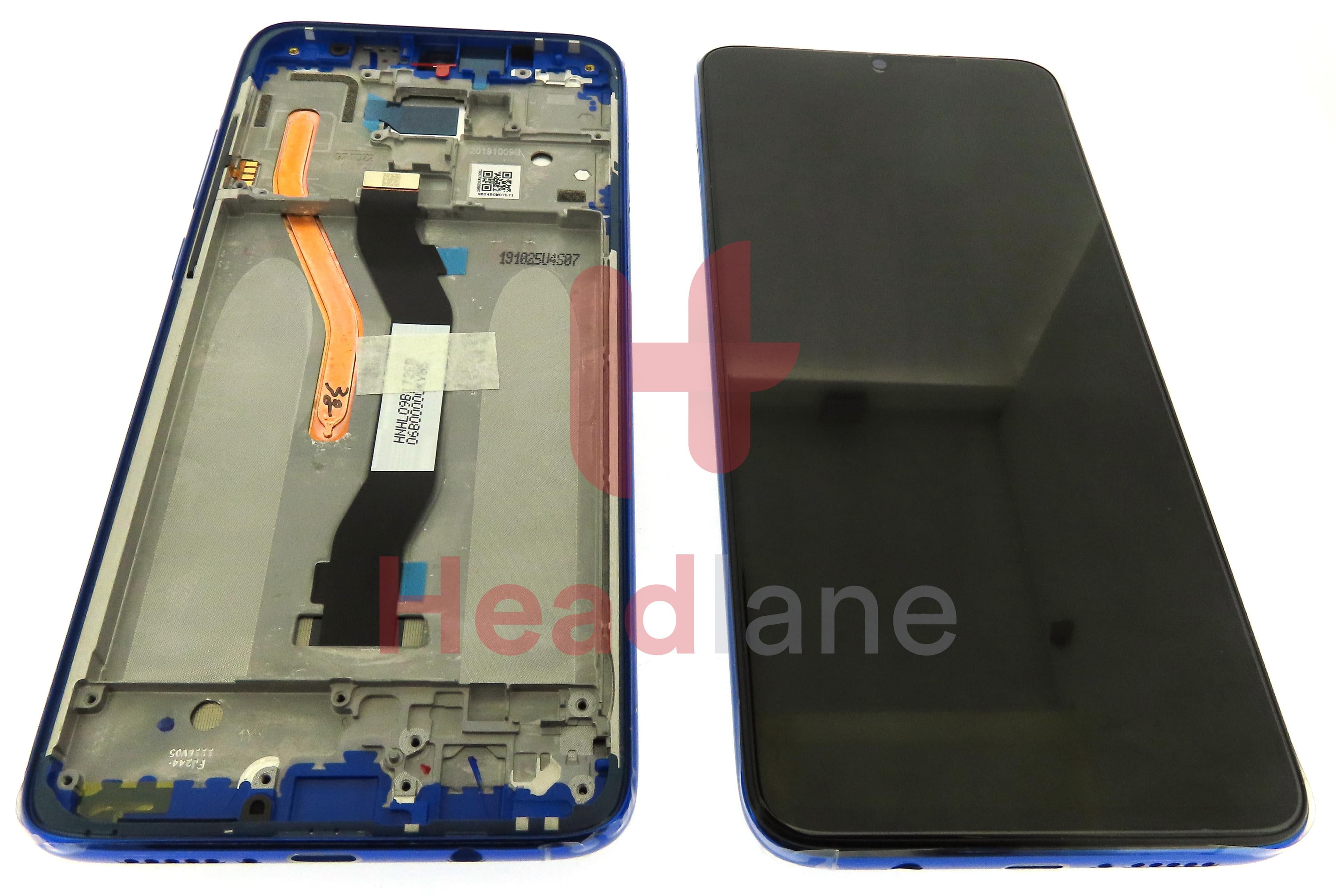 Xiaomi Redmi Note 8 Pro LCD Display / Screen + Touch - Blue - view 3