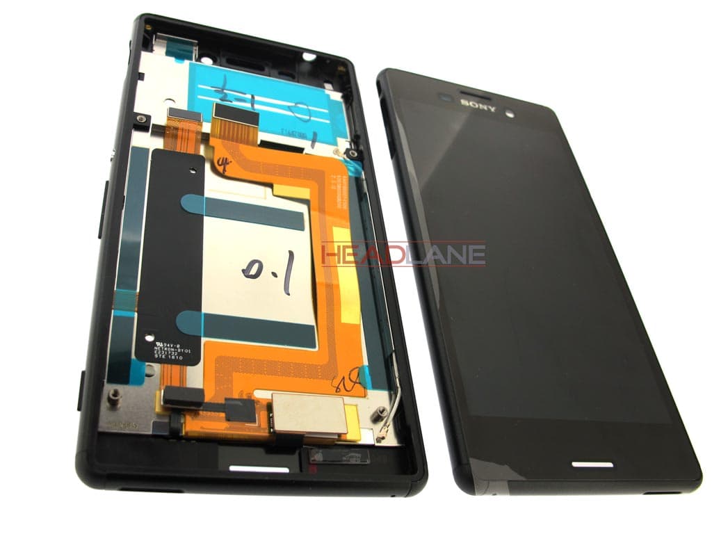 Sony E2303 / E2306 Xperia M4 Aqua LCD Display / Screen + Touch - Black - view 2