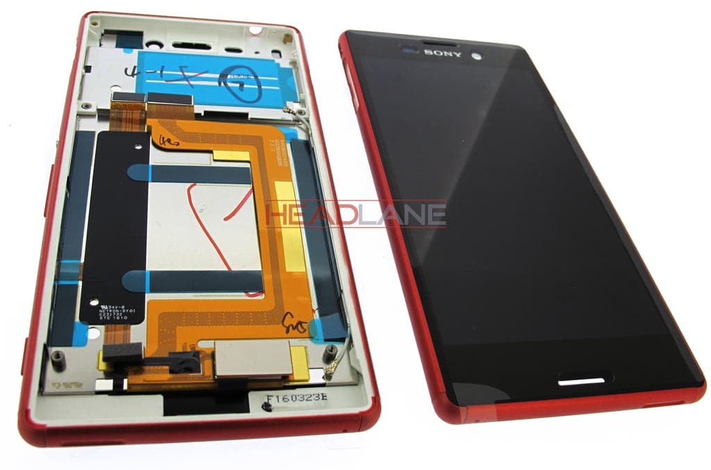 Sony E2303 / E2306 Xperia M4 Aqua LCD Display / Screen + Touch - Coral - view 2