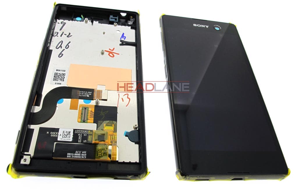 Sony E5603 E5606 Xperia M5 LCD Display / Screen + Touch - Black - view 2