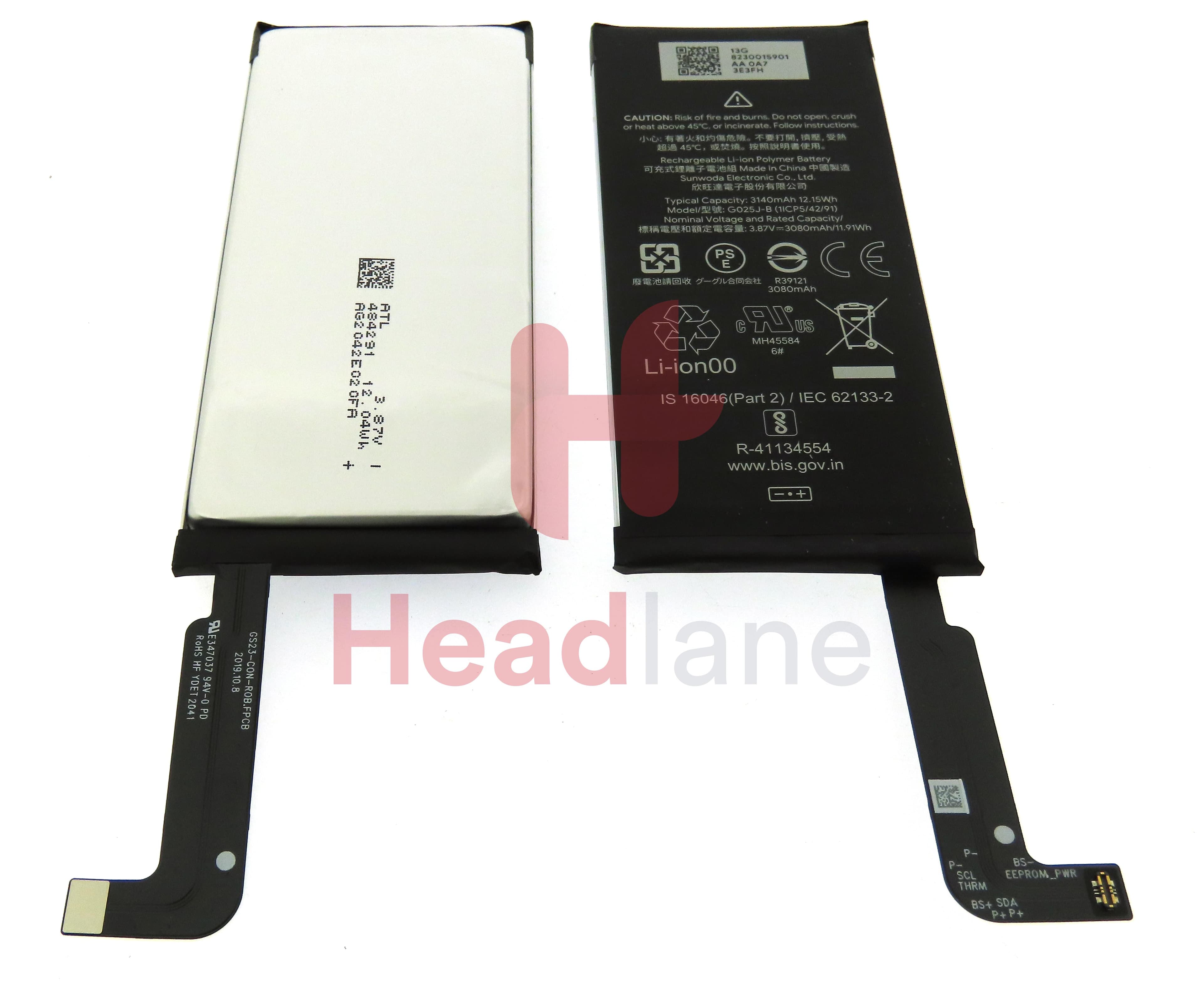 Google Pixel 4A Internal Battery - view 2