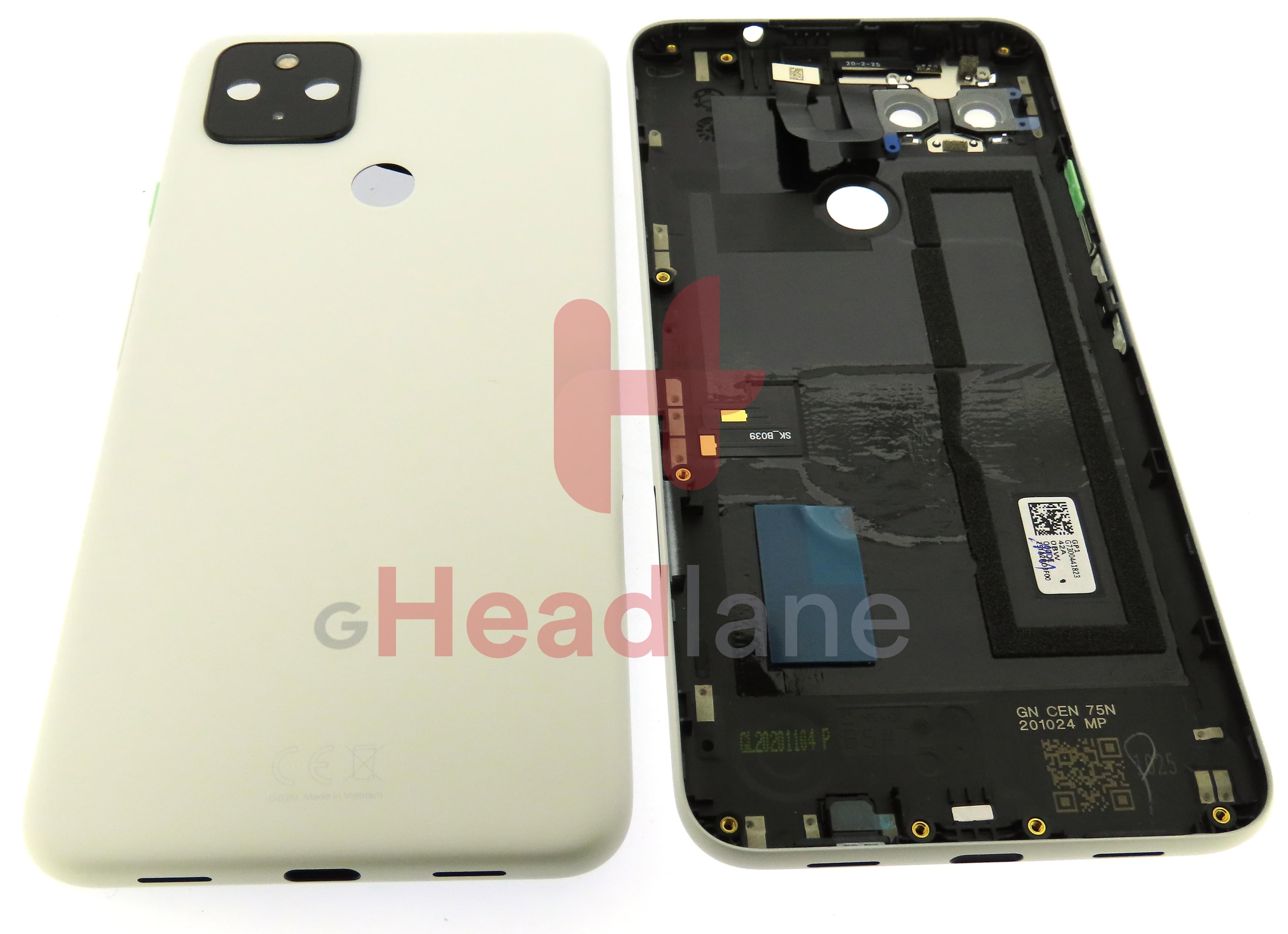 Google Pixel 4A 5G Back / Battery Cover - White - view 2