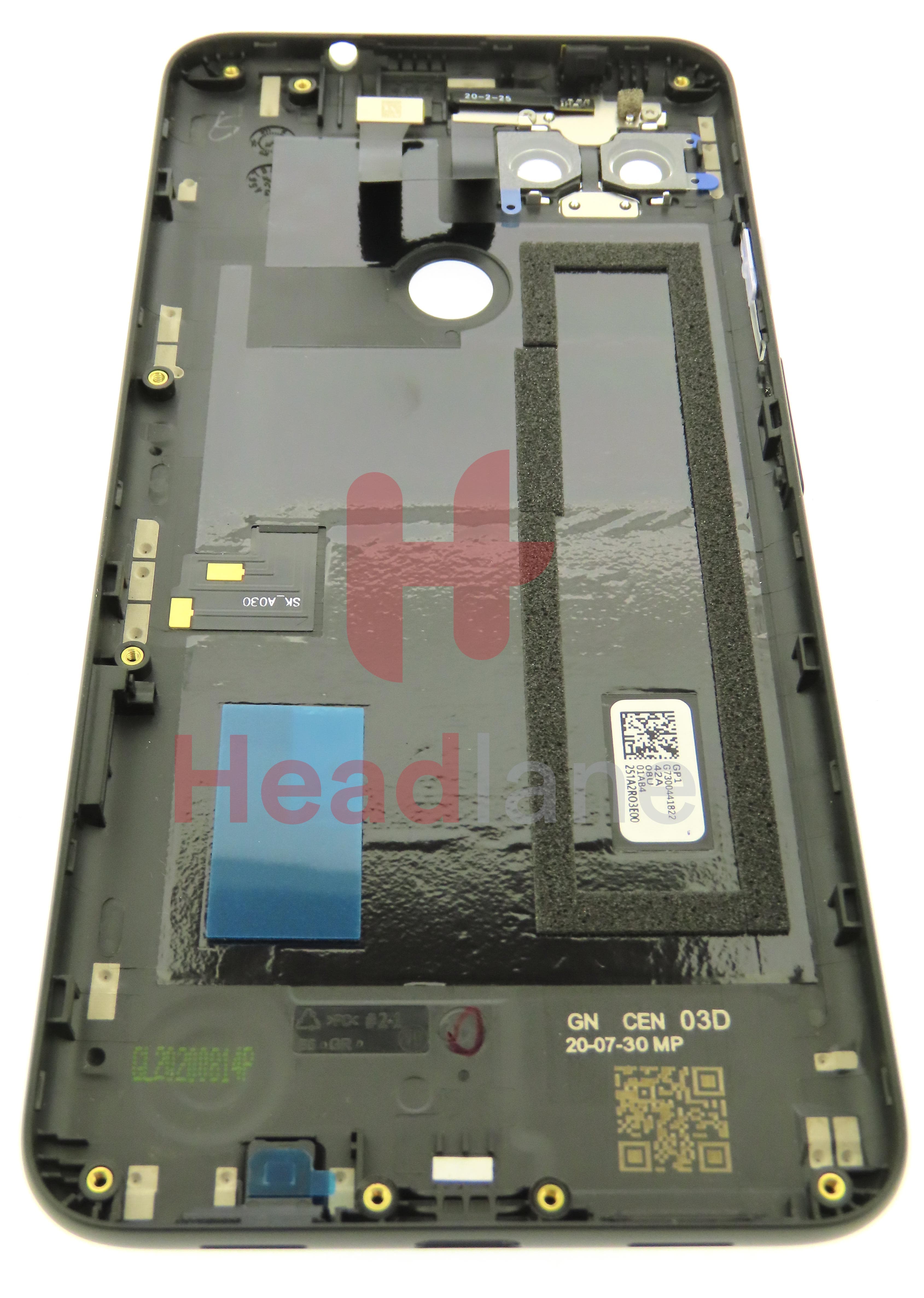 Google Pixel 4A 5G Back / Battery Cover - Black - view 3