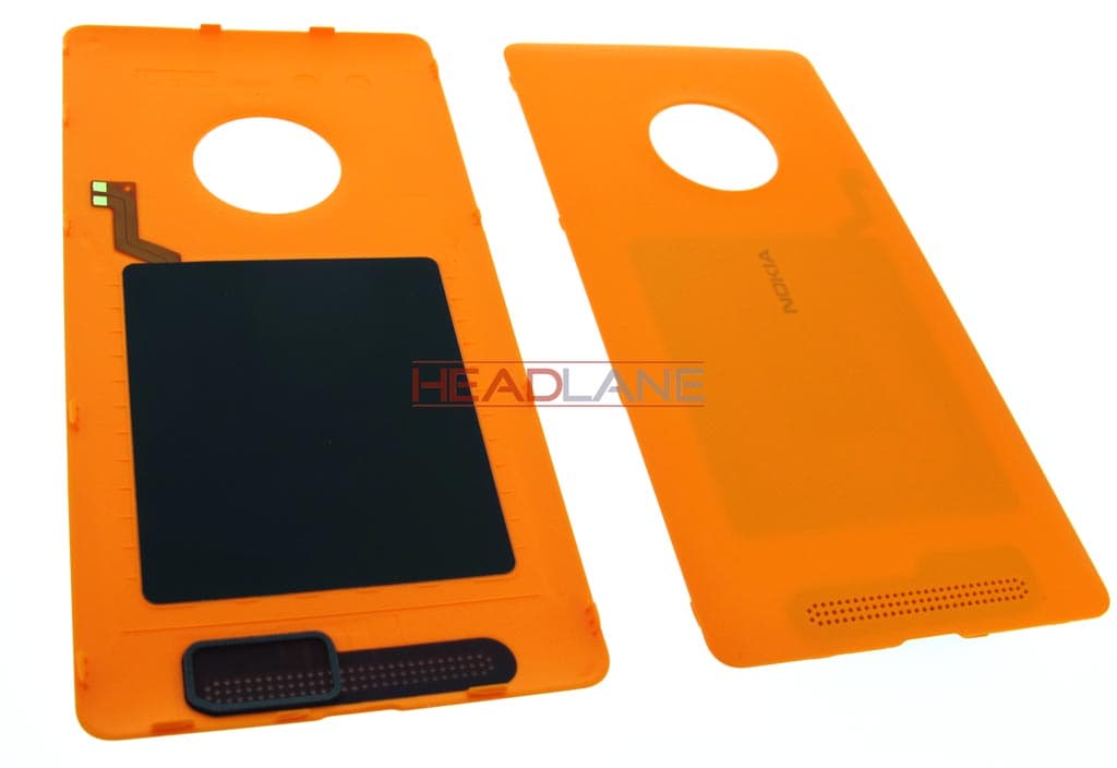 Microsoft Lumia 830 Battery Cover - Orange - view 2