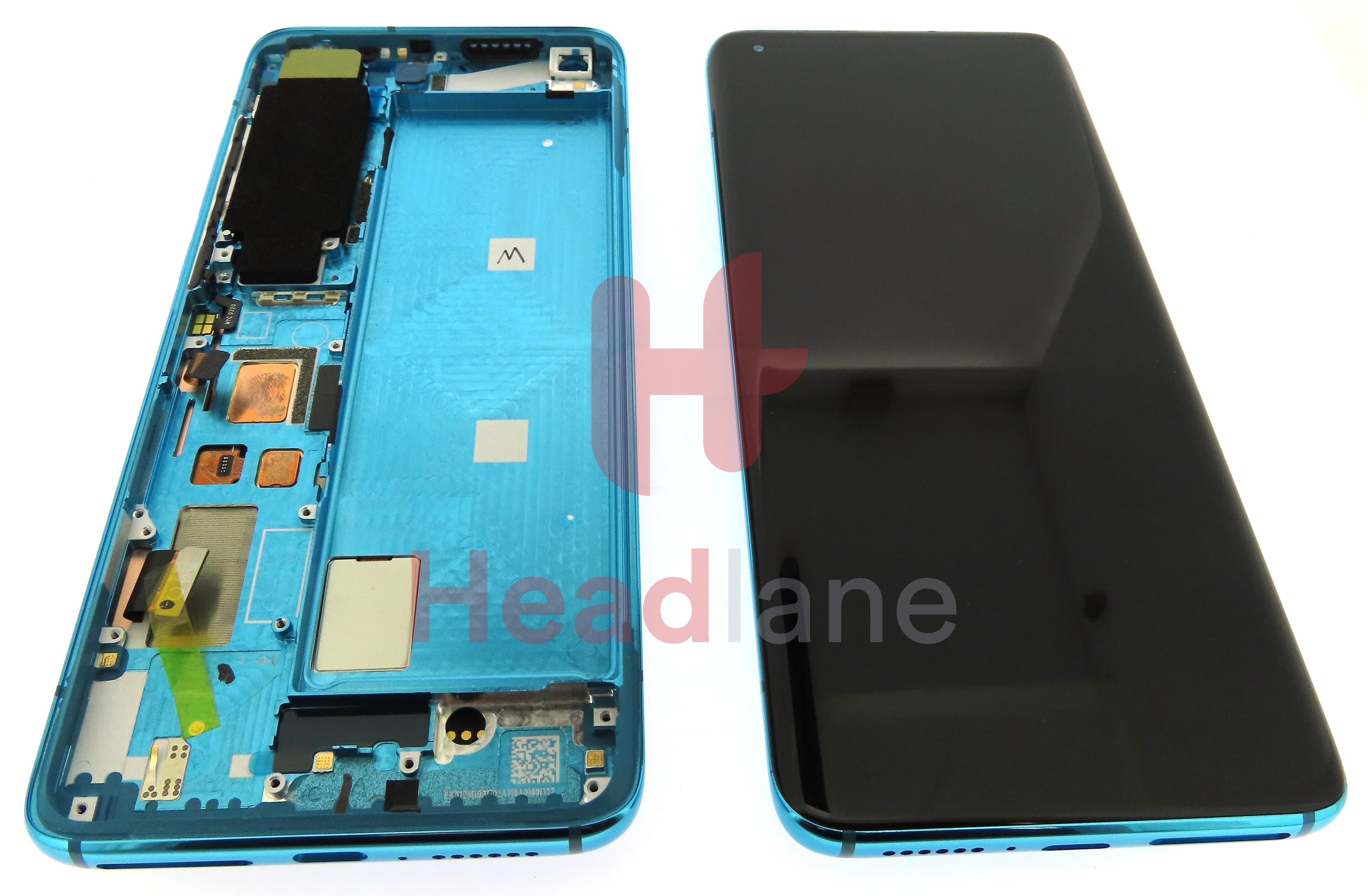 Xiaomi Mi 10 LCD Display / Screen + Touch - Green - view 3