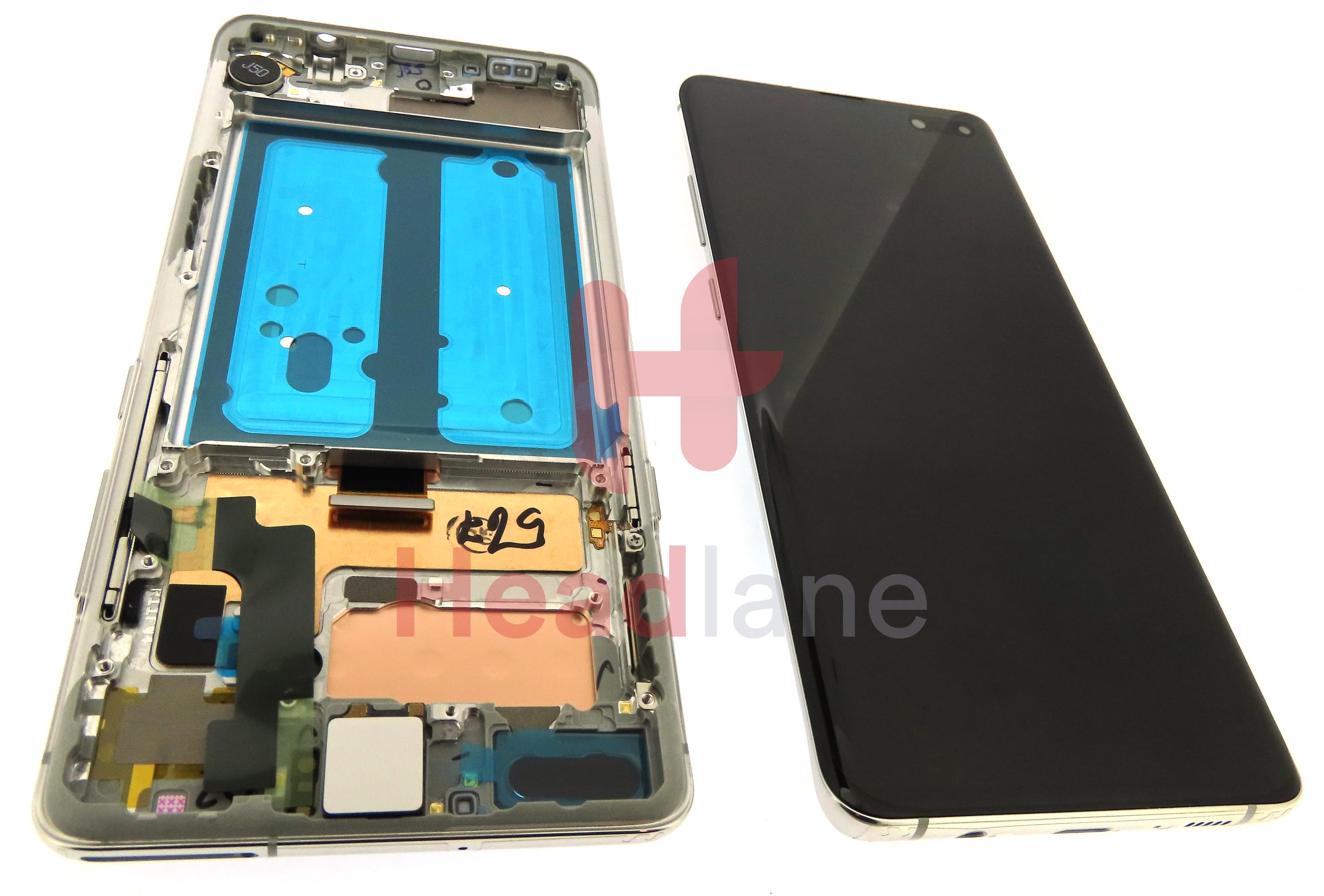 Samsung SM-G977 Galaxy S10 5G LCD Display / Screen + Touch - Crown Silver - view 2