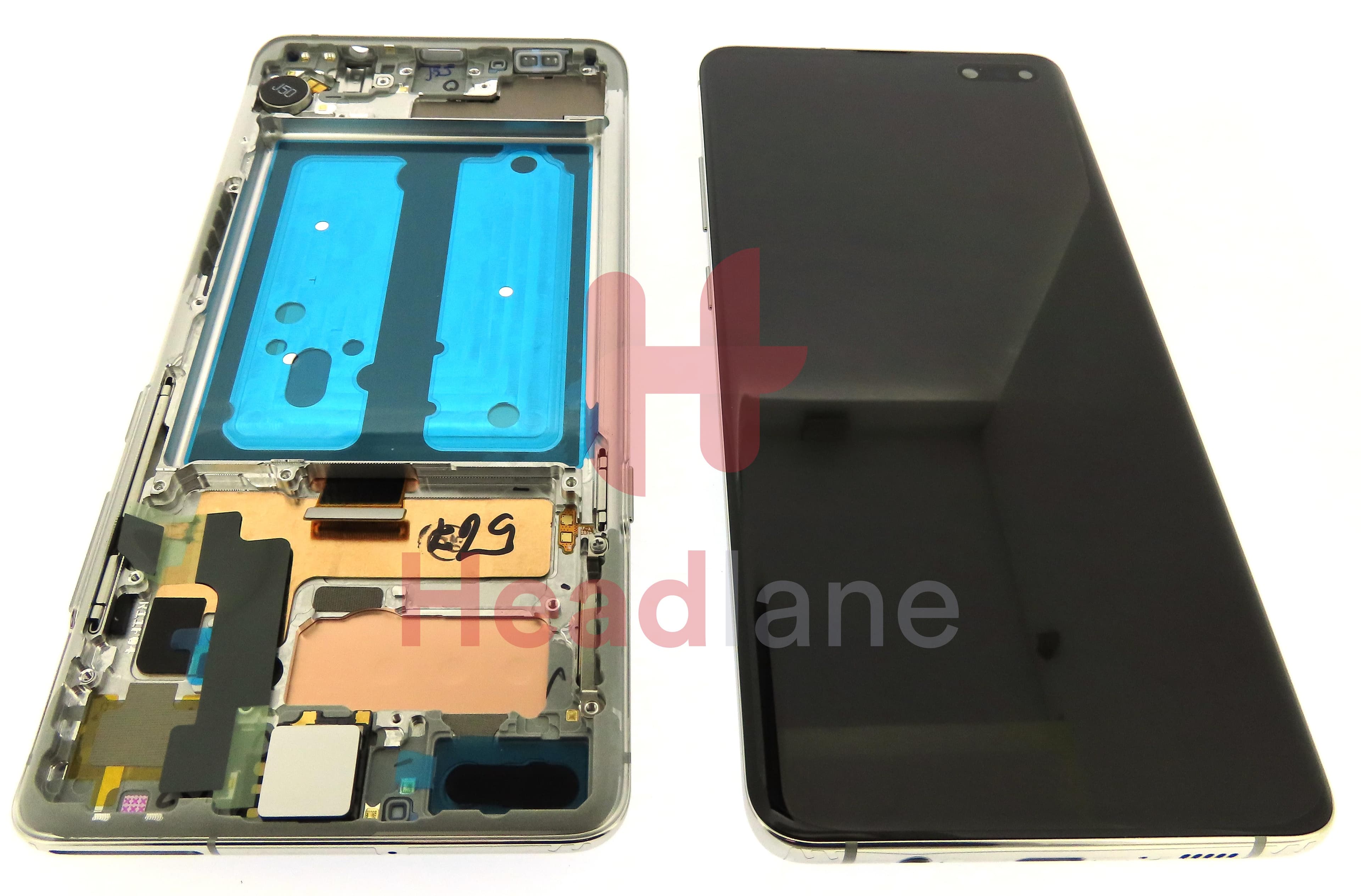 Samsung SM-G977 Galaxy S10 5G LCD Display / Screen + Touch - Crown Silver - view 3