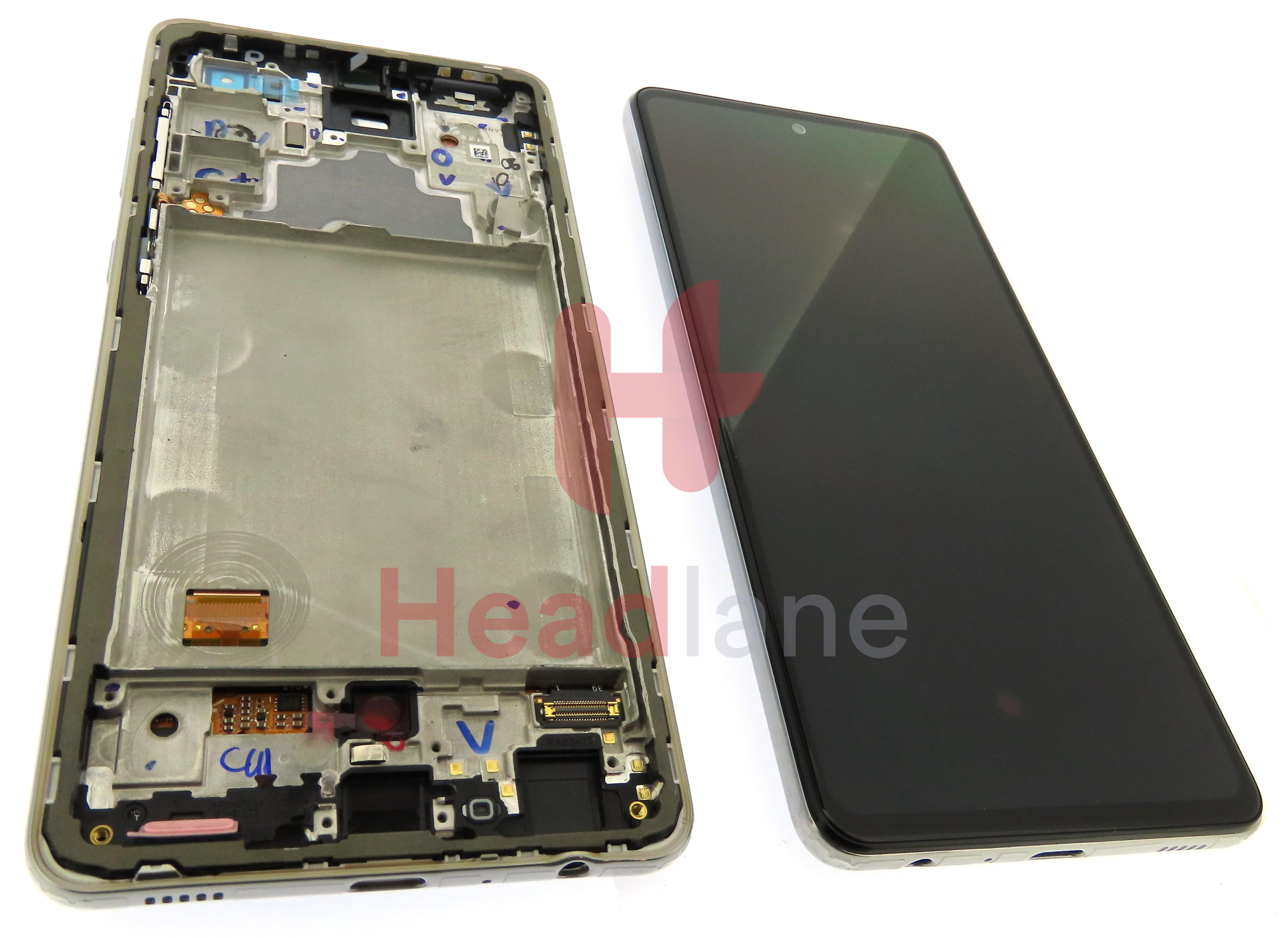 Samsung SM-A725 Galaxy A72 4G LCD Display / Screen + Touch - White - view 2