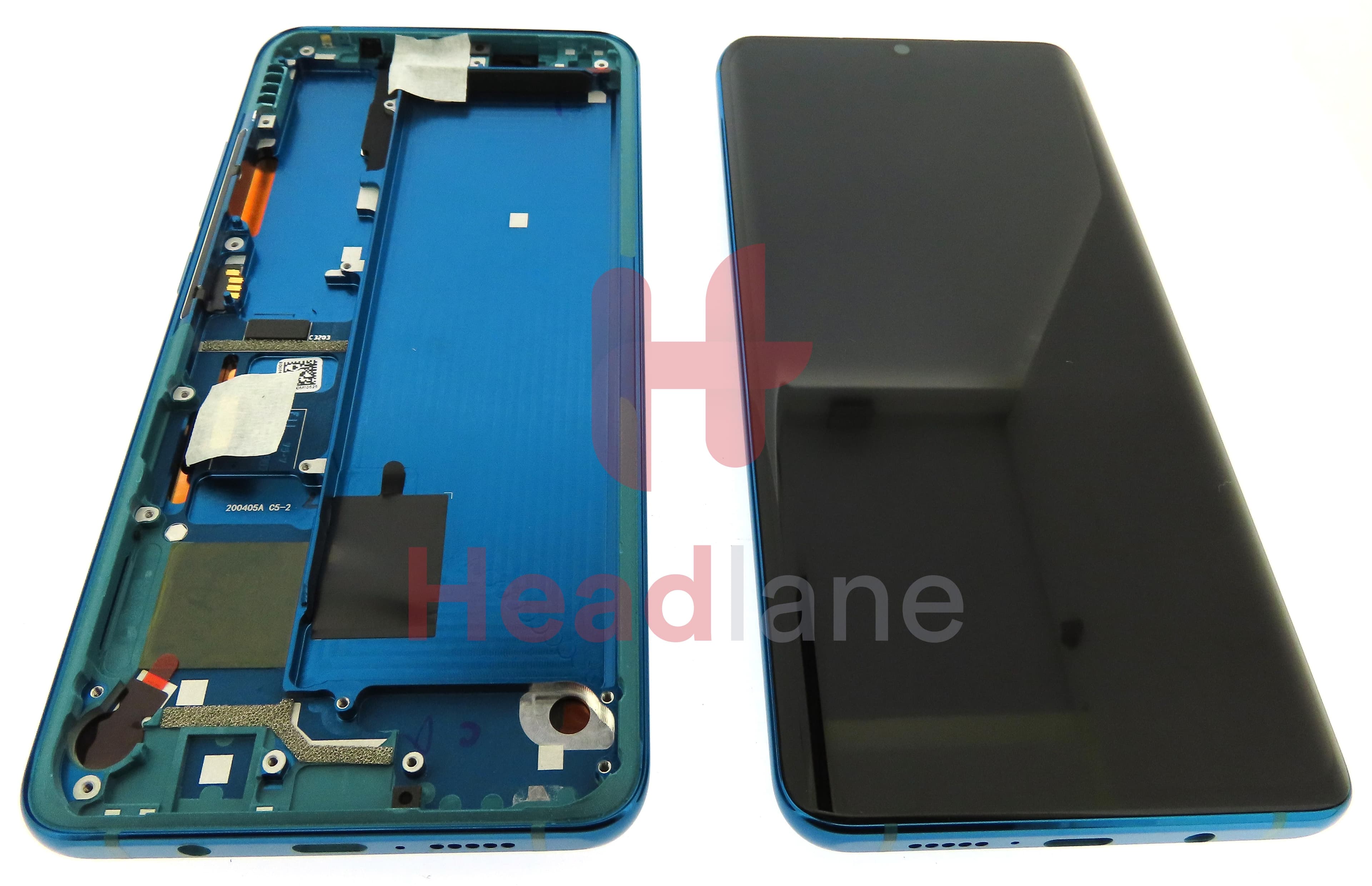 Xiaomi Mi Note 10 / Mi Note 10 Pro LCD Display / Screen + Touch - Green - view 3