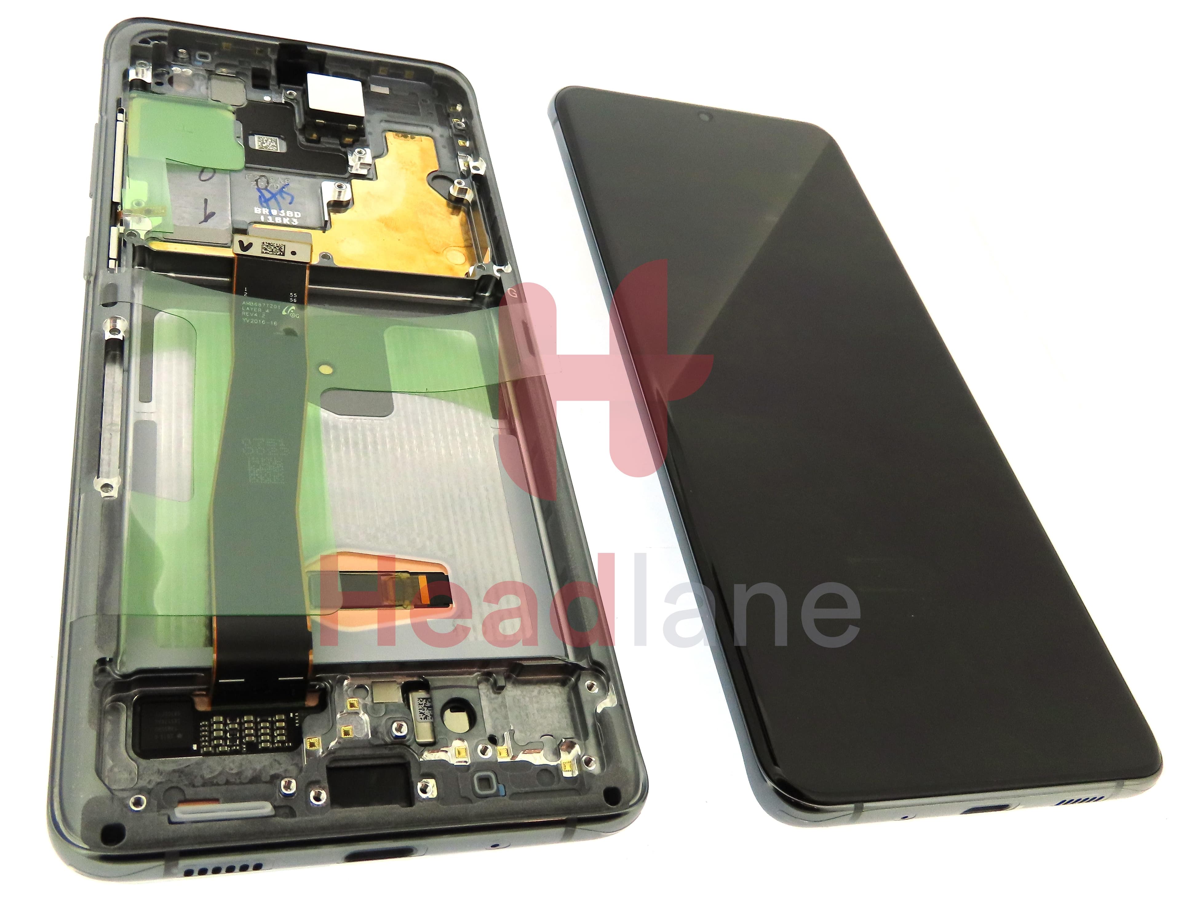 Samsung SM-G988 Galaxy S20 Ultra LCD Display / Screen + Touch - Grey (No Camera) - view 2