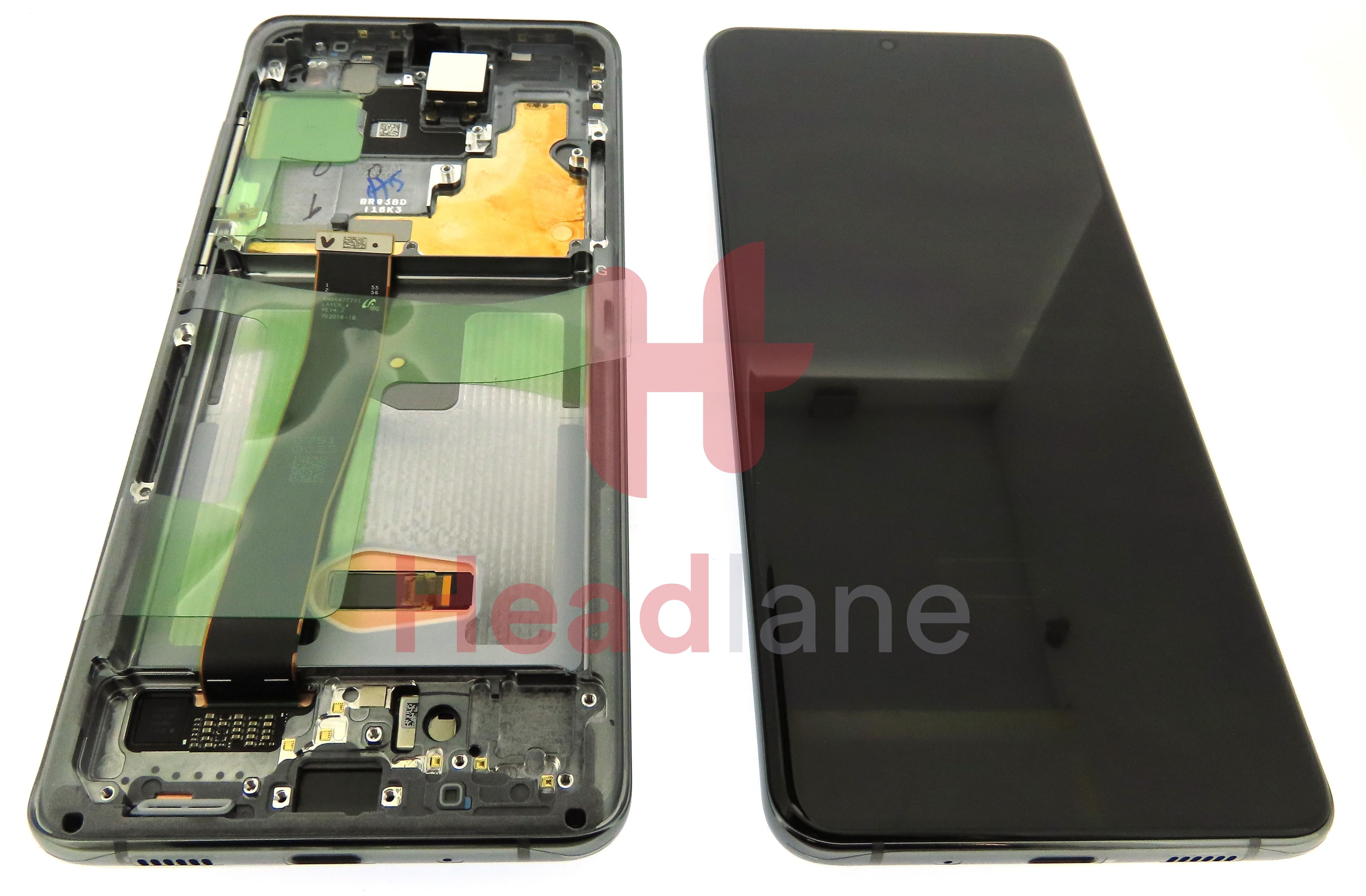 Samsung SM-G988 Galaxy S20 Ultra LCD Display / Screen + Touch - Grey (No Camera) - view 3