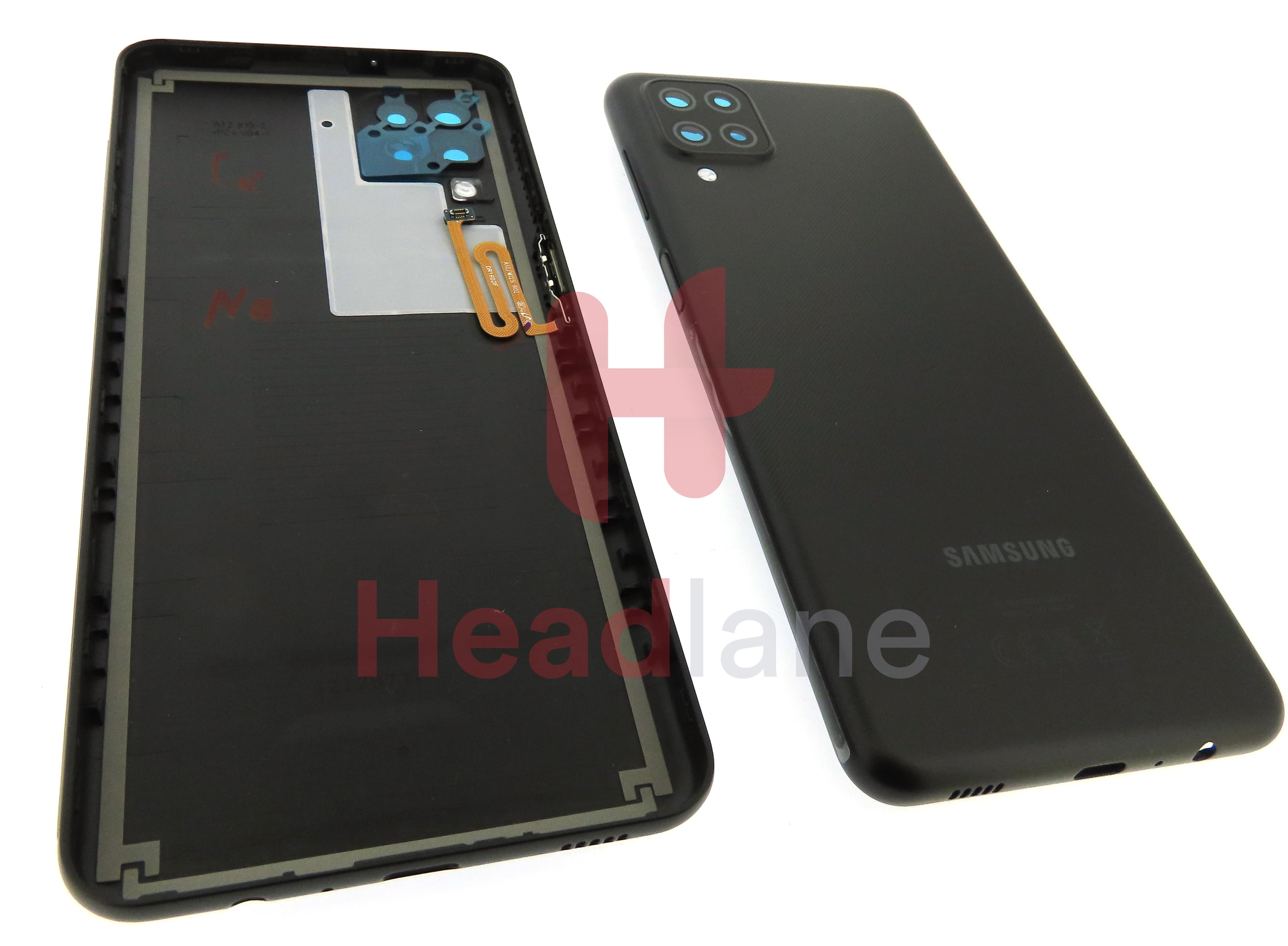 Samsung SM-A127 Galaxy A12 Nacho Back / Battery Cover - Black - view 2