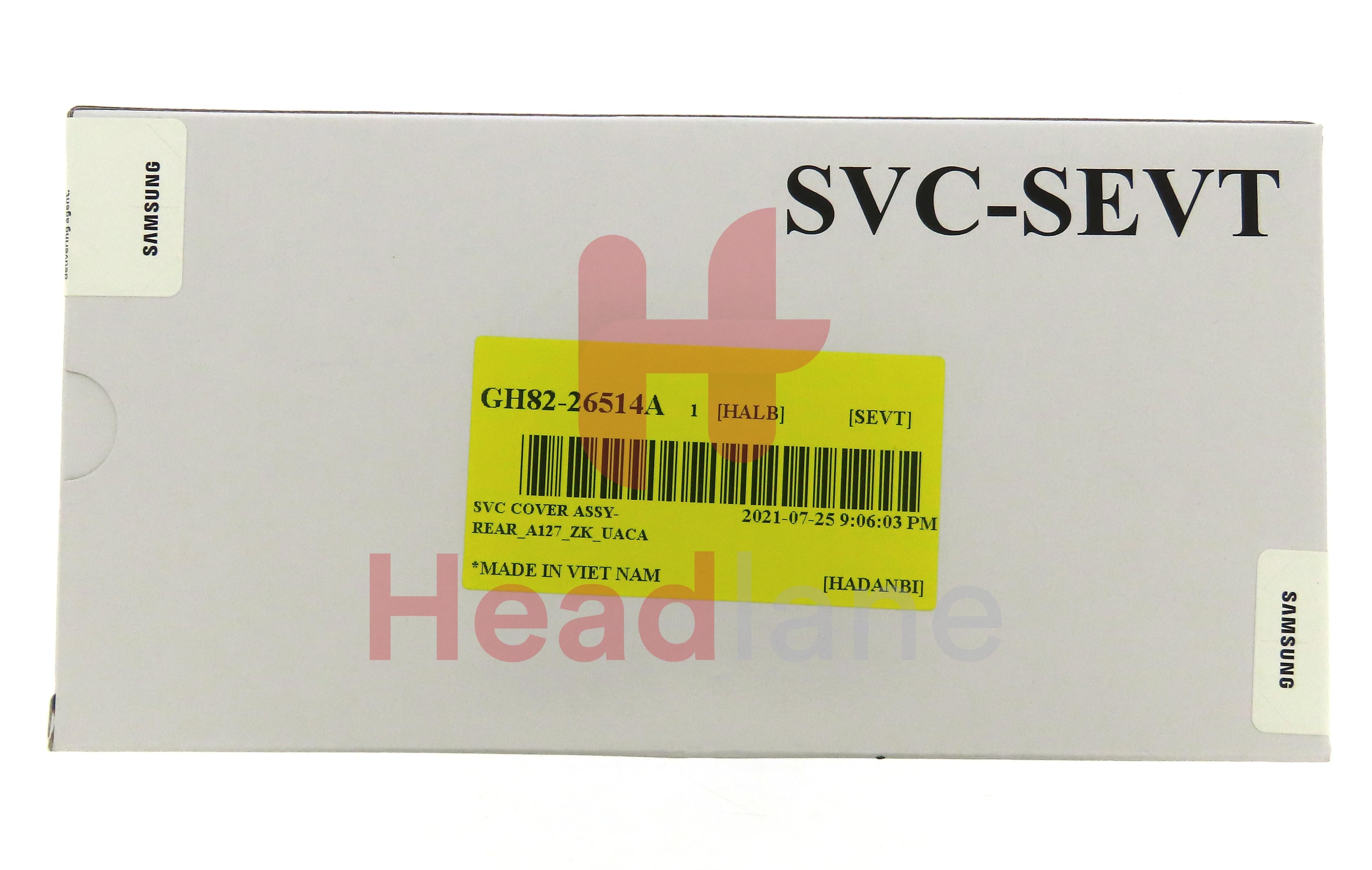 Samsung SM-A127 Galaxy A12 Nacho Back / Battery Cover - Black - view 4