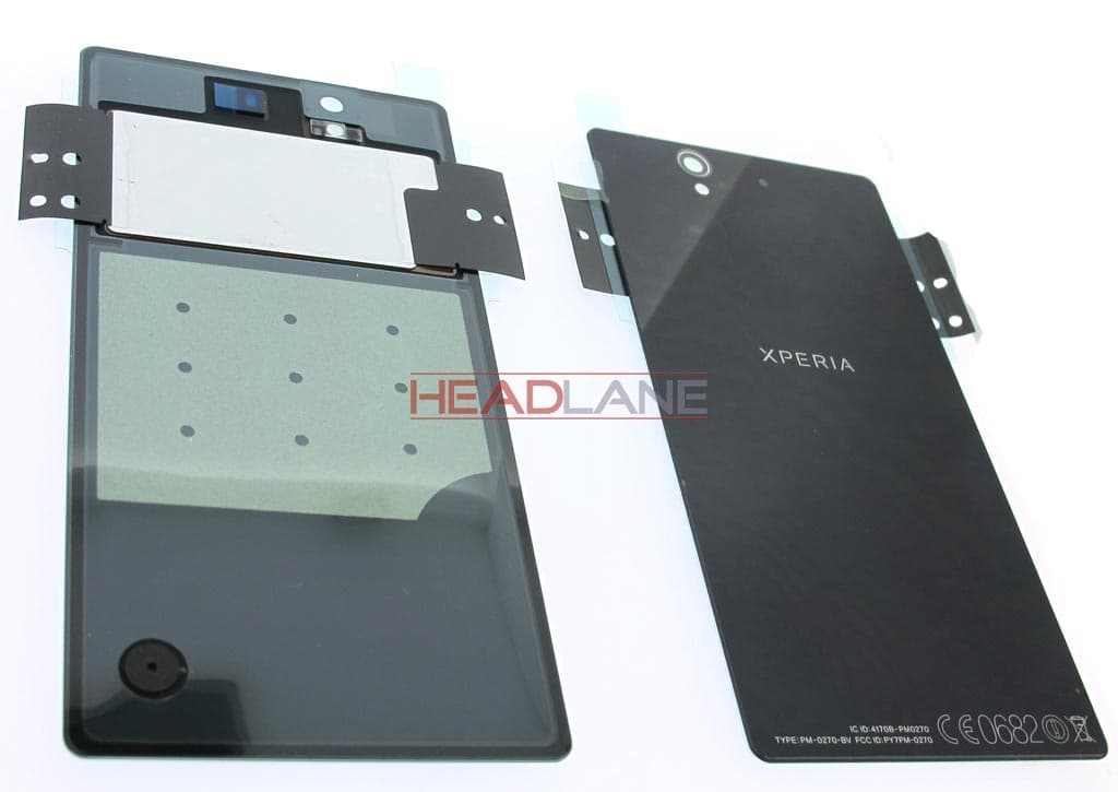 Sony C6603 Xperia Z Battery Cover - Black - view 2
