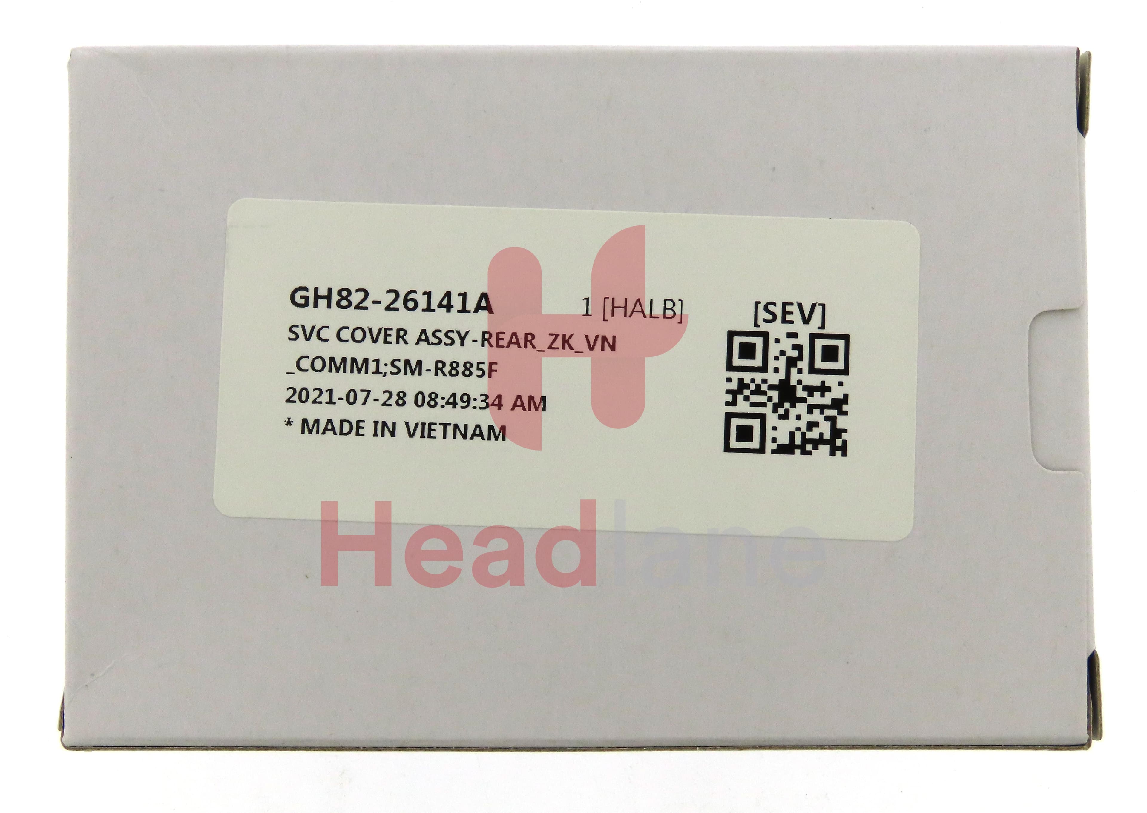 Samsung SM-R885 Galaxy Watch4 Classic 42mm 4G Back / Battery Cover - Black - view 4