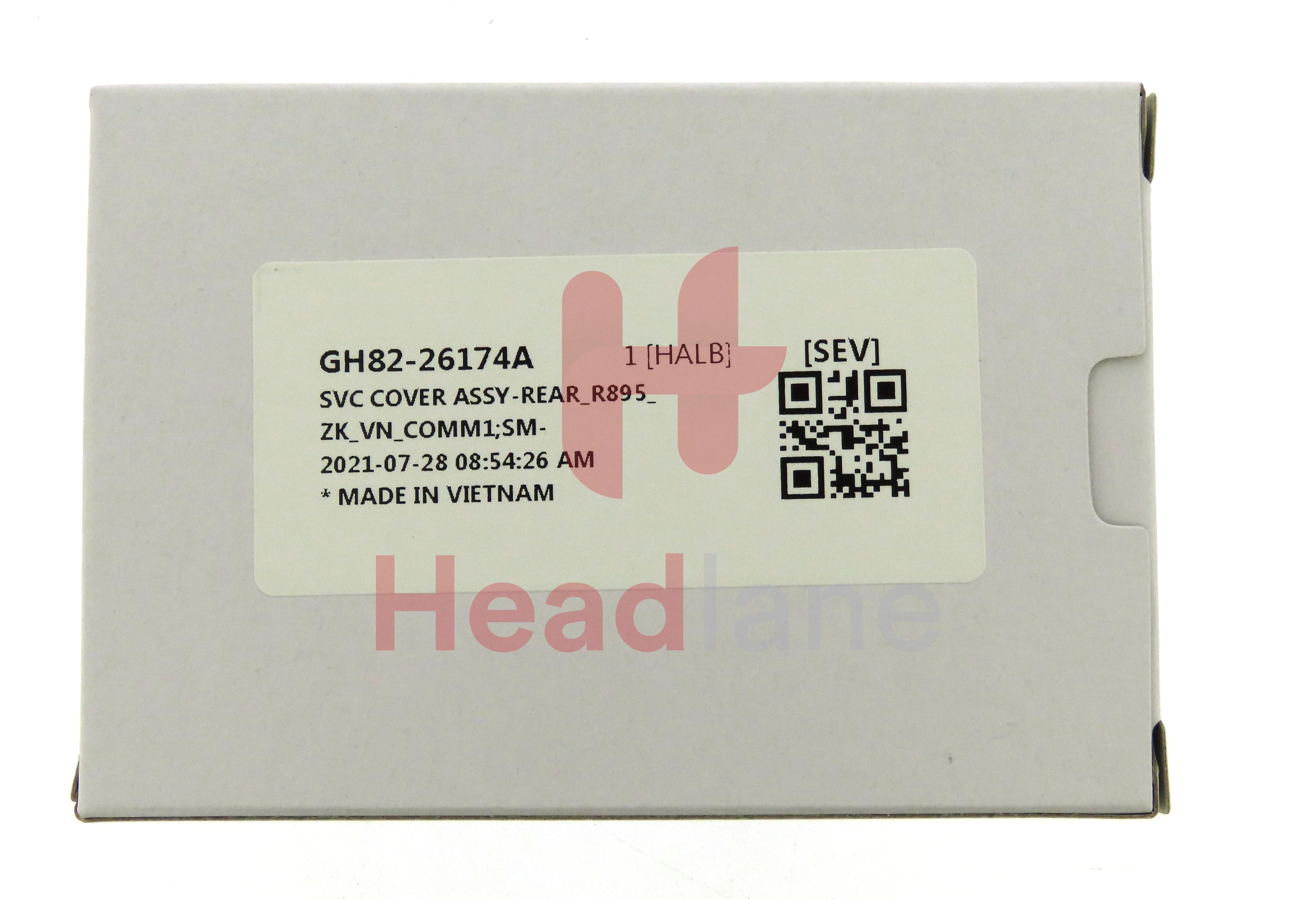 Samsung SM-R895 Galaxy Watch4 Classic 46mm 4G Back / Battery Cover - Black - view 3