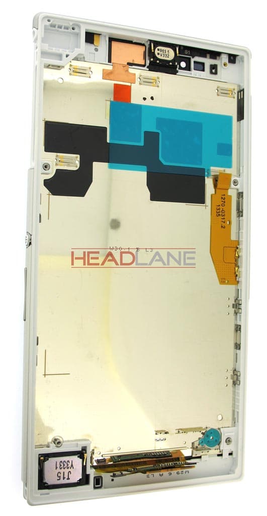 Sony C6802 Xperia Z Ultra LCD Display / Screen + Touch - White - view 2