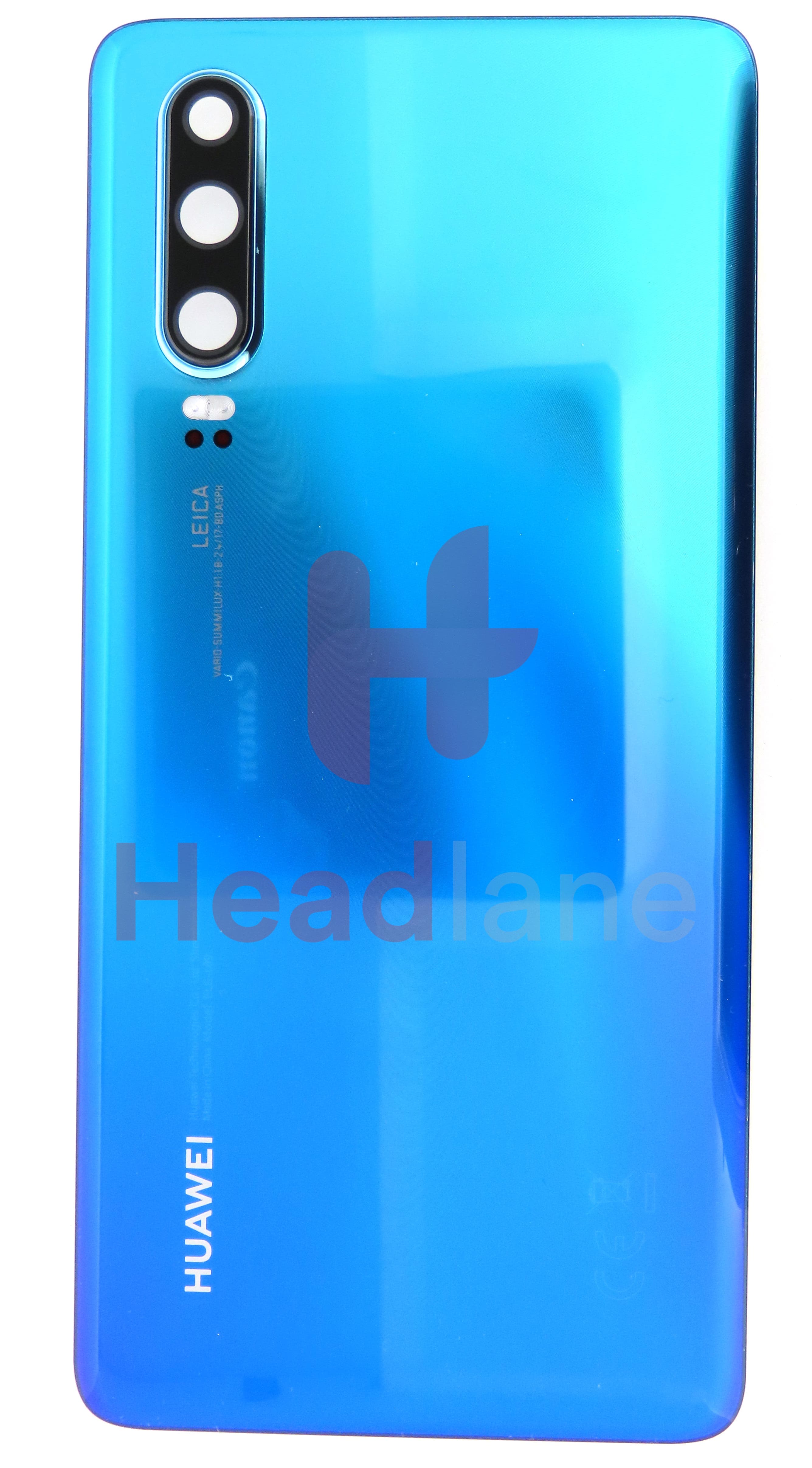 Huawei P30 Back / Battery Cover - Aurora Blue (Single SIM) - view 2