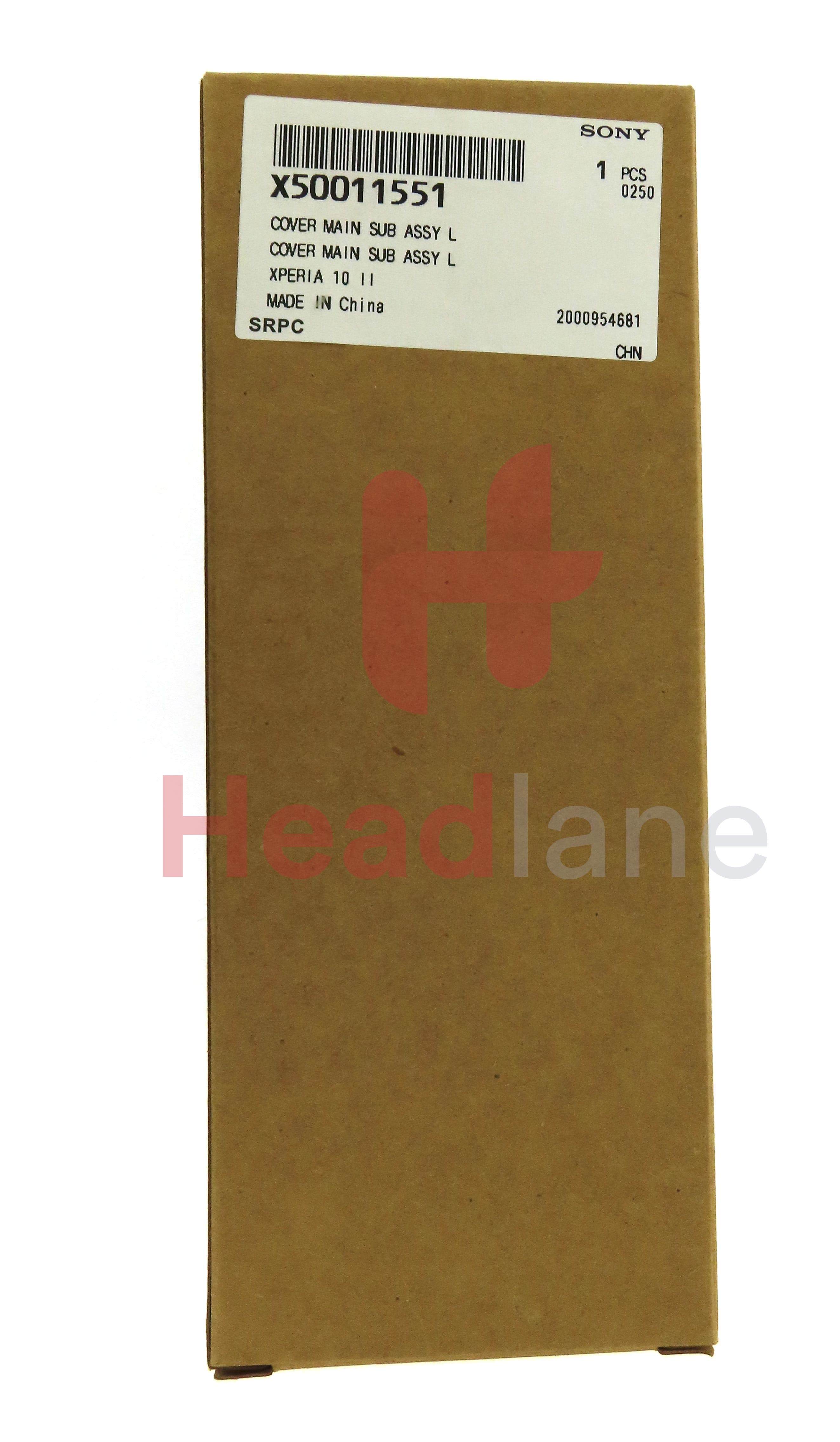 Sony XQ-AU51 XQ-AU52 Xperia 10 II Middle Cover / Chassis - Blue - view 3