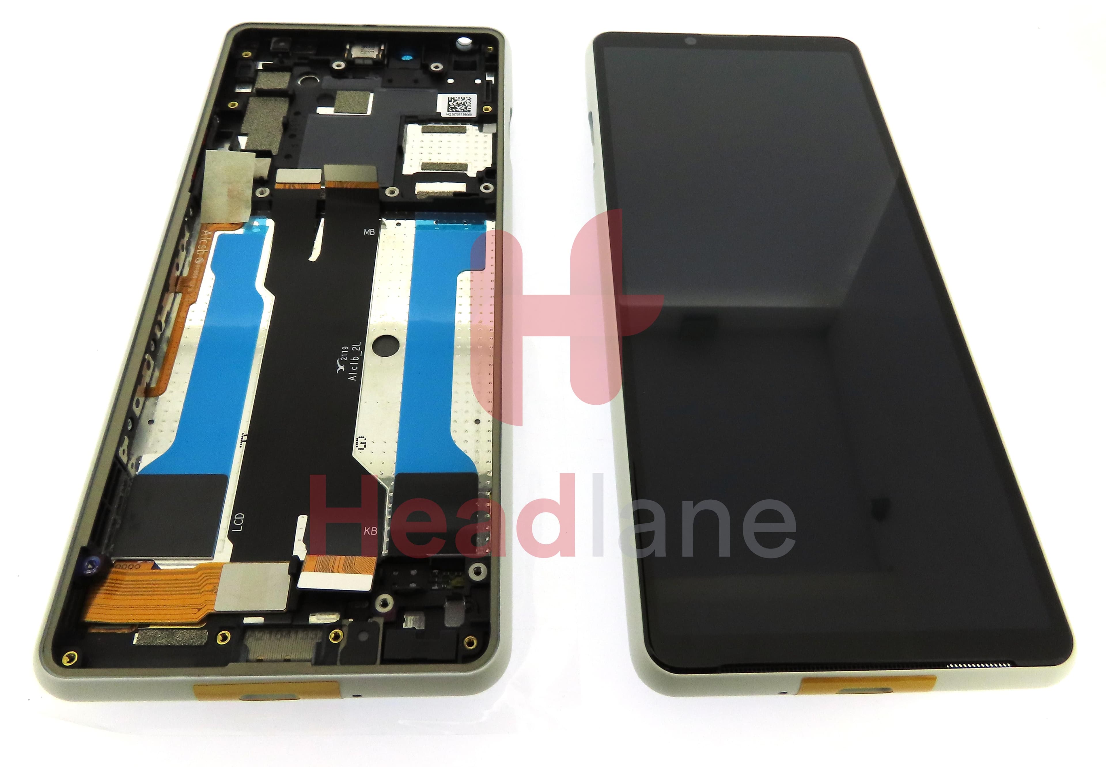 Sony XQ-BT52 Xperia 10 III (Dual SIM) LCD Display / Screen + Touch - White - view 3