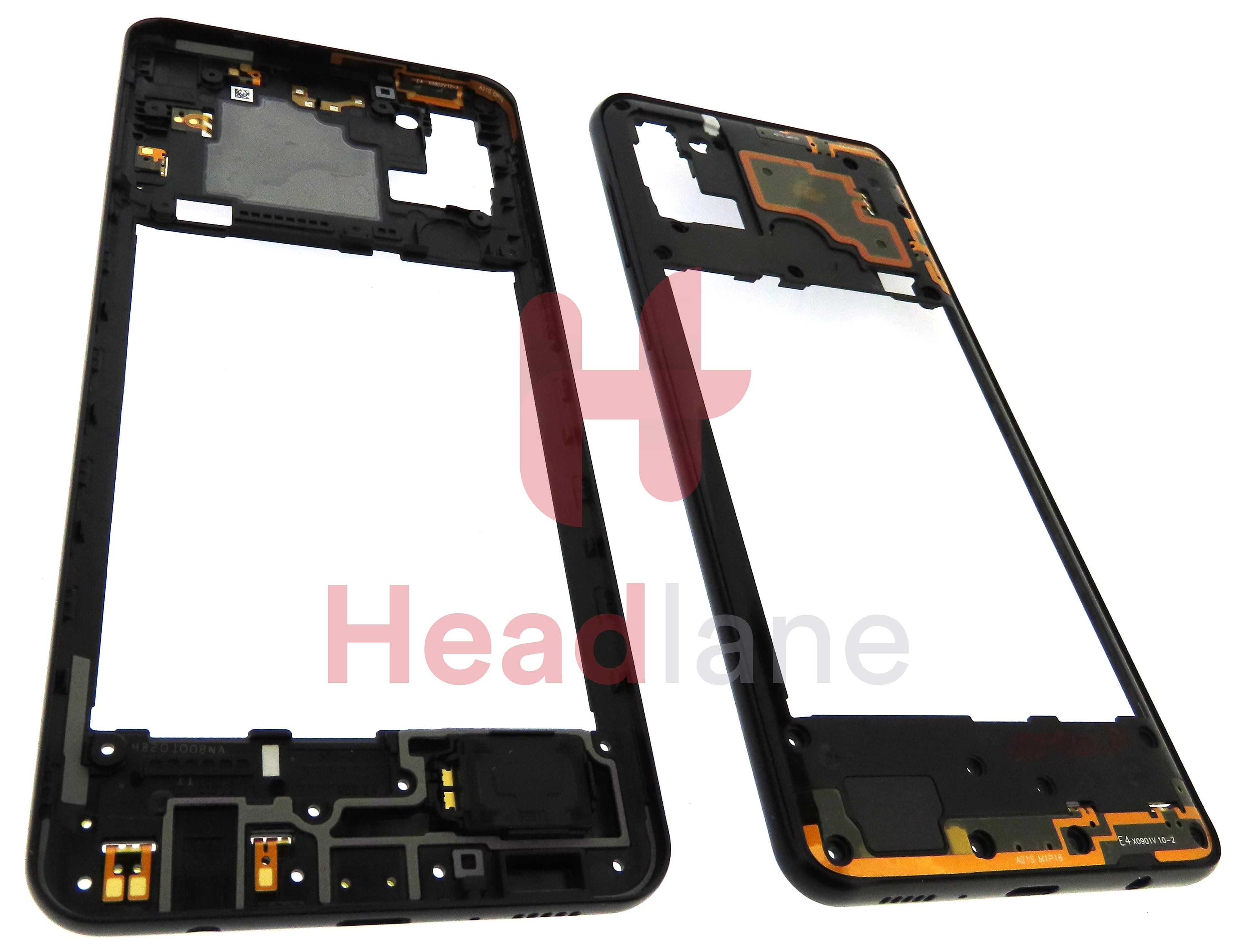 Samsung SM-A217 Galaxy A21s Middle Cover / Chassis - Black - view 2