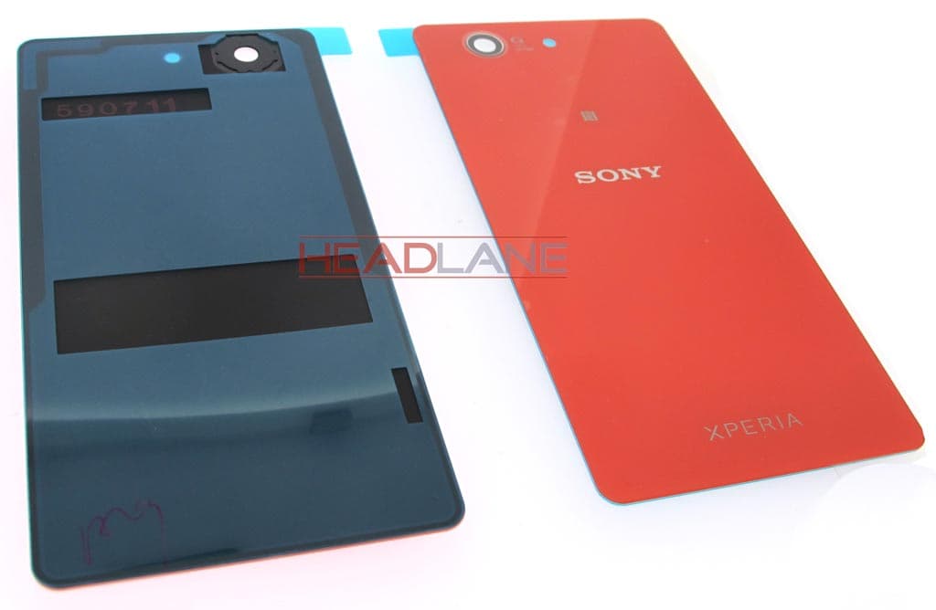 Sony D5803 Xperia Z3 Compact Battery Cover - Orange - view 2