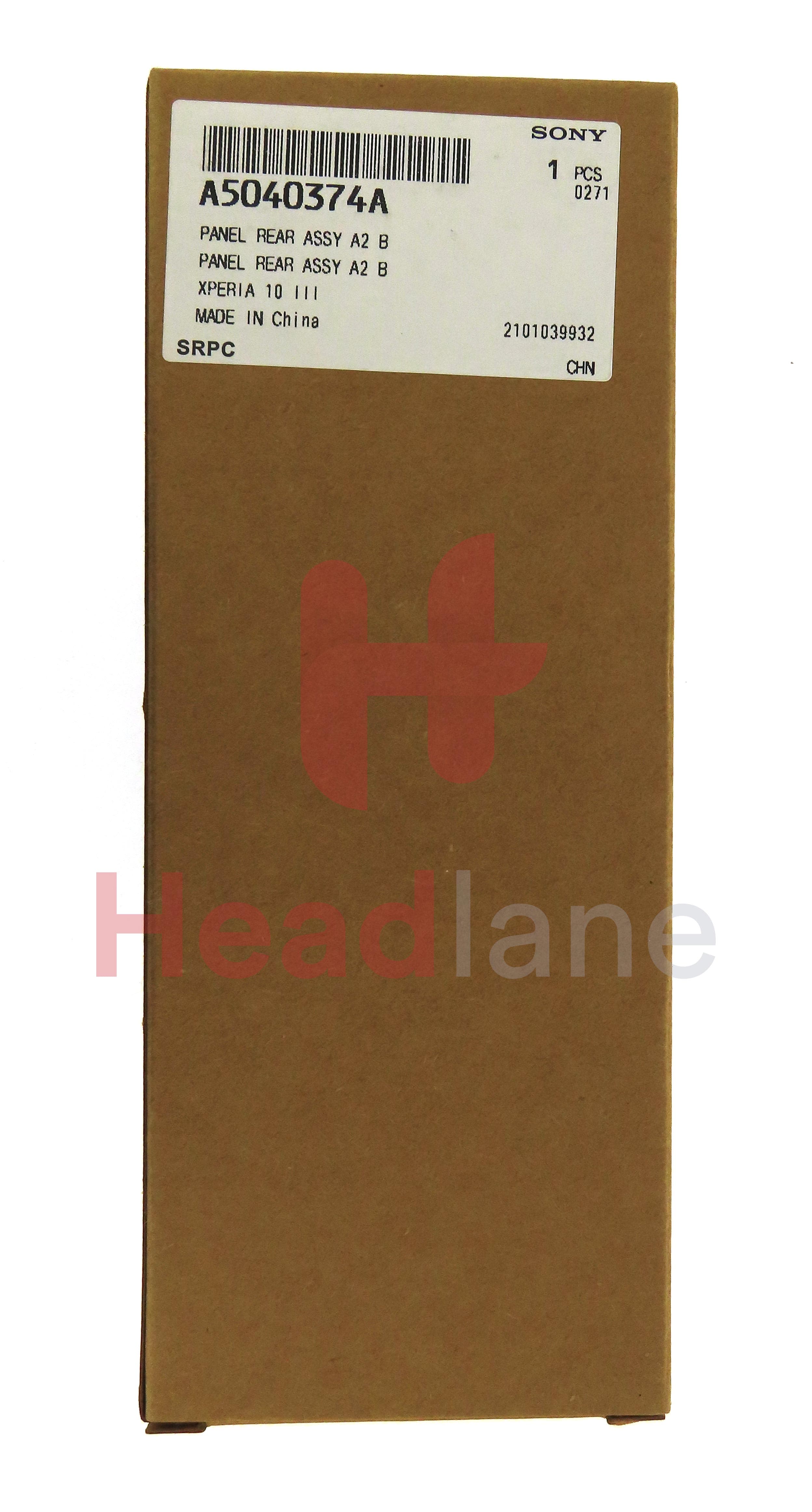 Sony XQ-BT52 Xperia 10 III (Dual SIM) Back / Battery Cover - Black - view 4