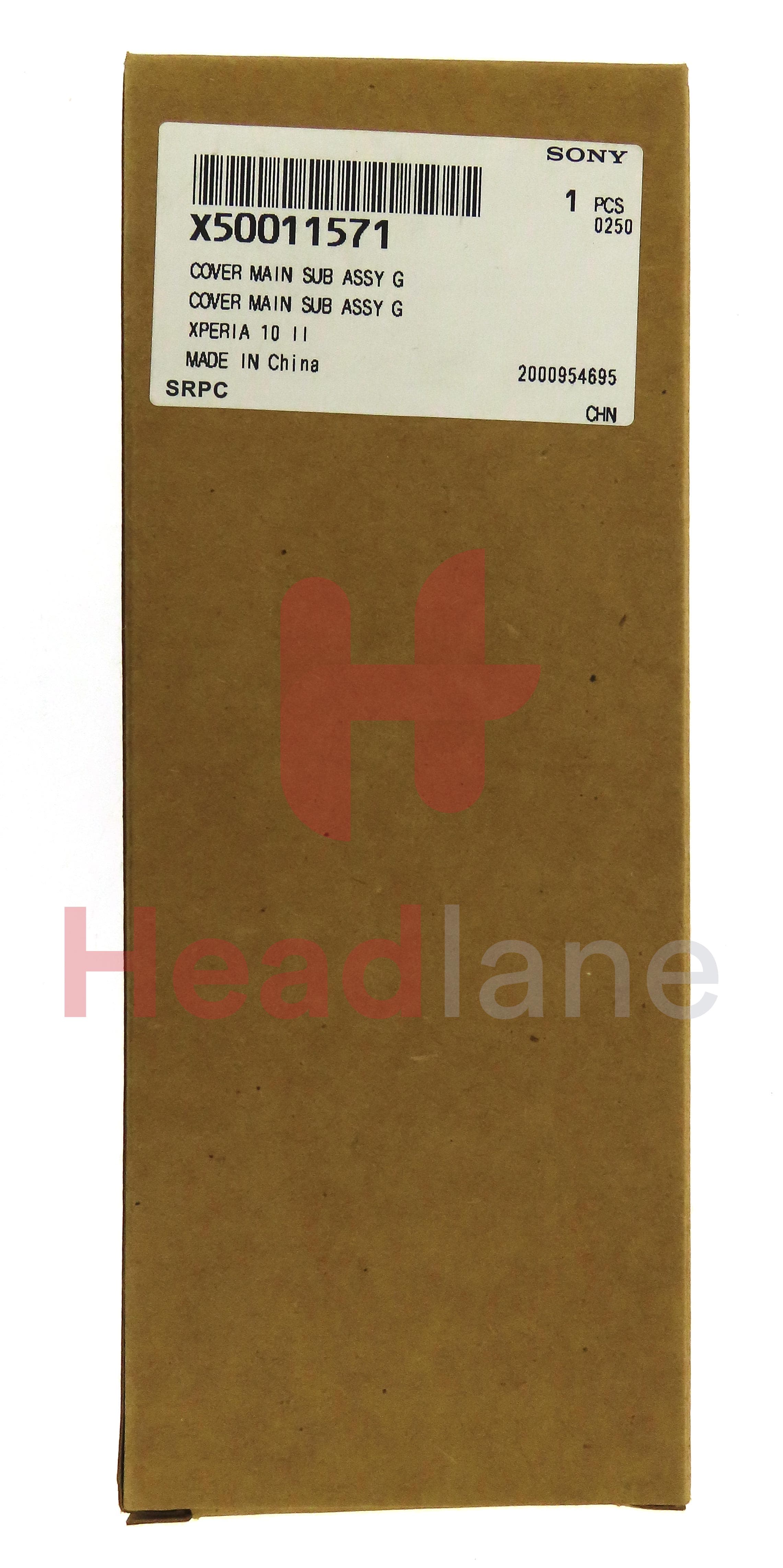 Sony XQ-AU51 XQ-AU52 Xperia 10 II Middle Cover / Chassis - Mint / Green - view 3