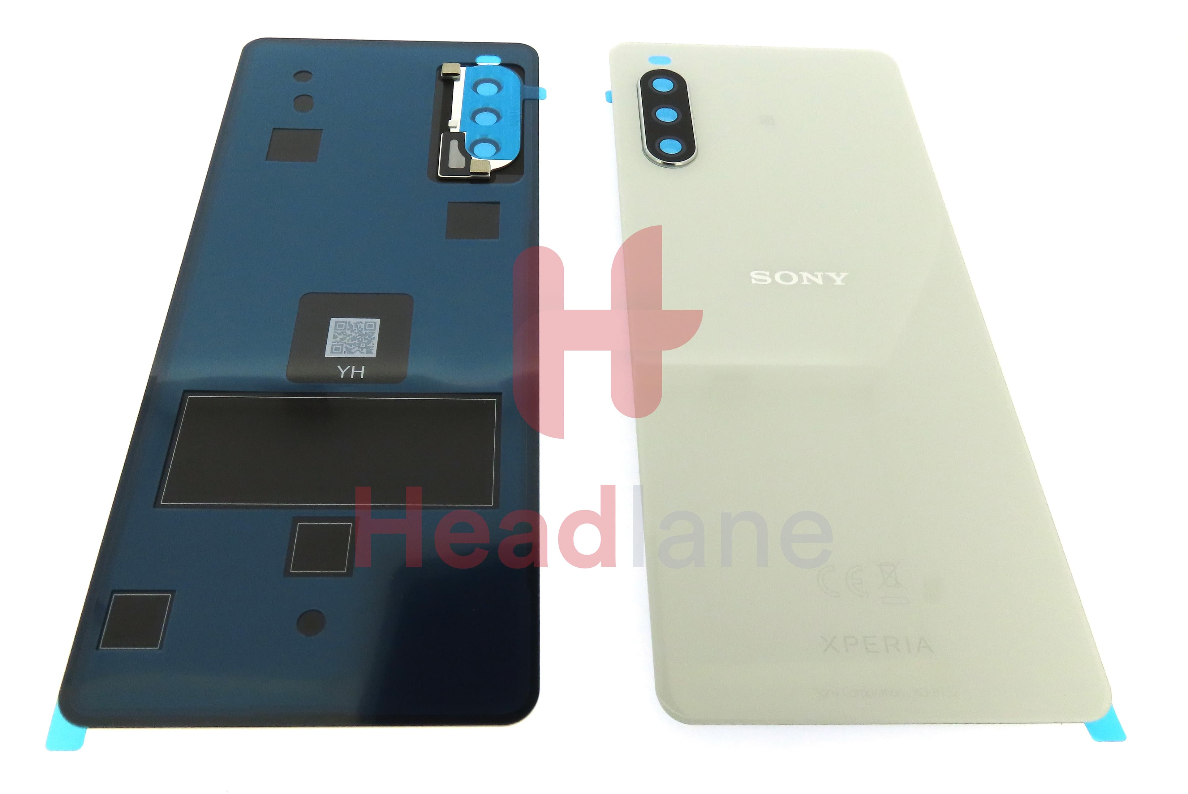 Sony XQ-BT52 Xperia10 III (Dual SIM) Back / Battery Cover - White - view 2