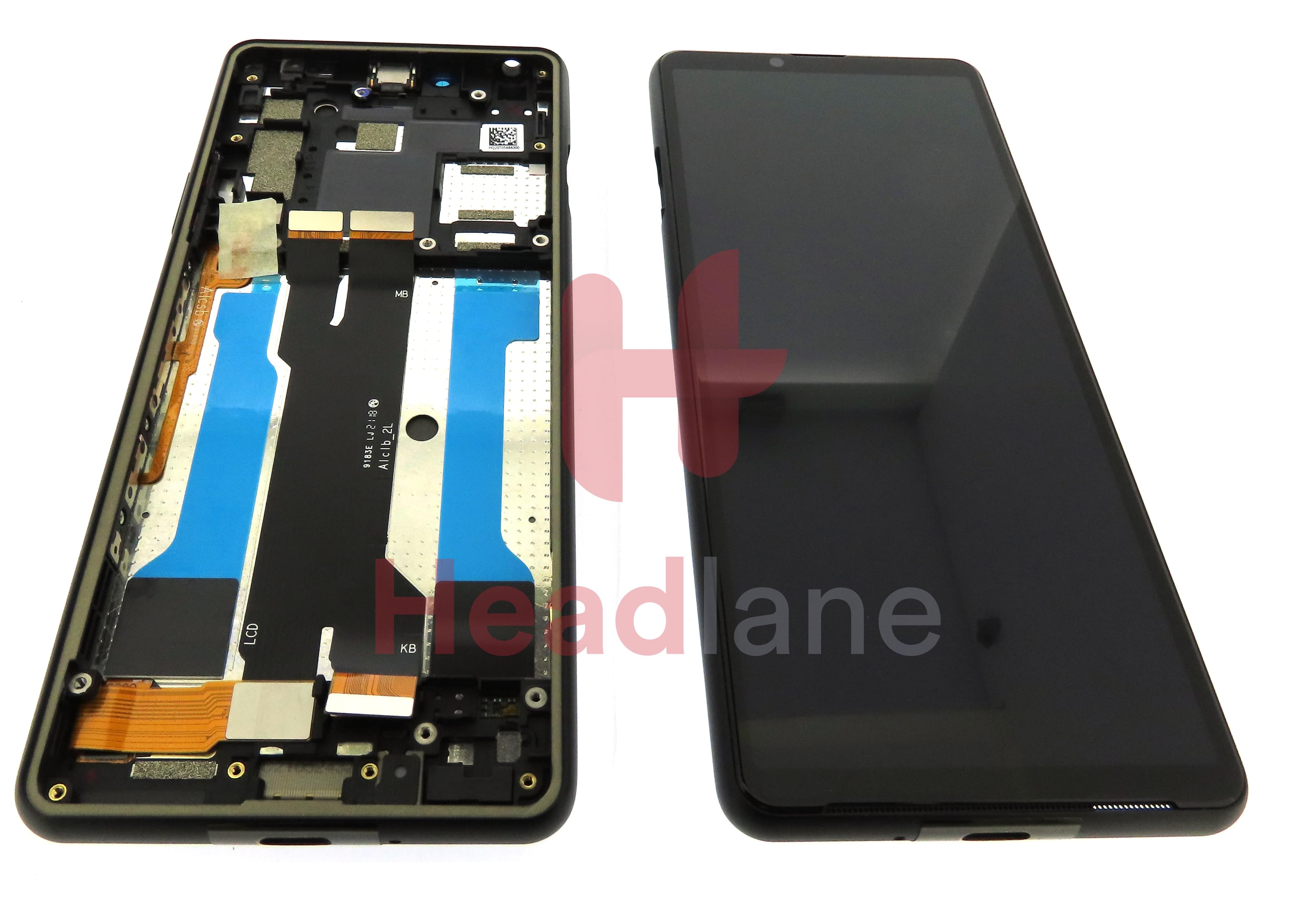 Sony XQ-BT52 Xperia 10 III (Dual SIM) LCD Display / Screen + Touch - Black - view 3