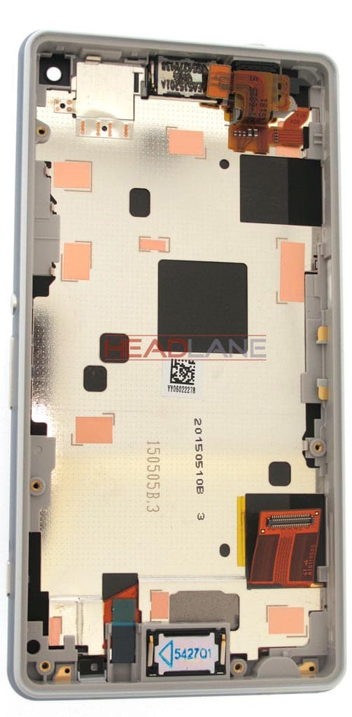 Sony D5803 Xperia Z3 Compact LCD Display / Screen + Touch - White - view 2