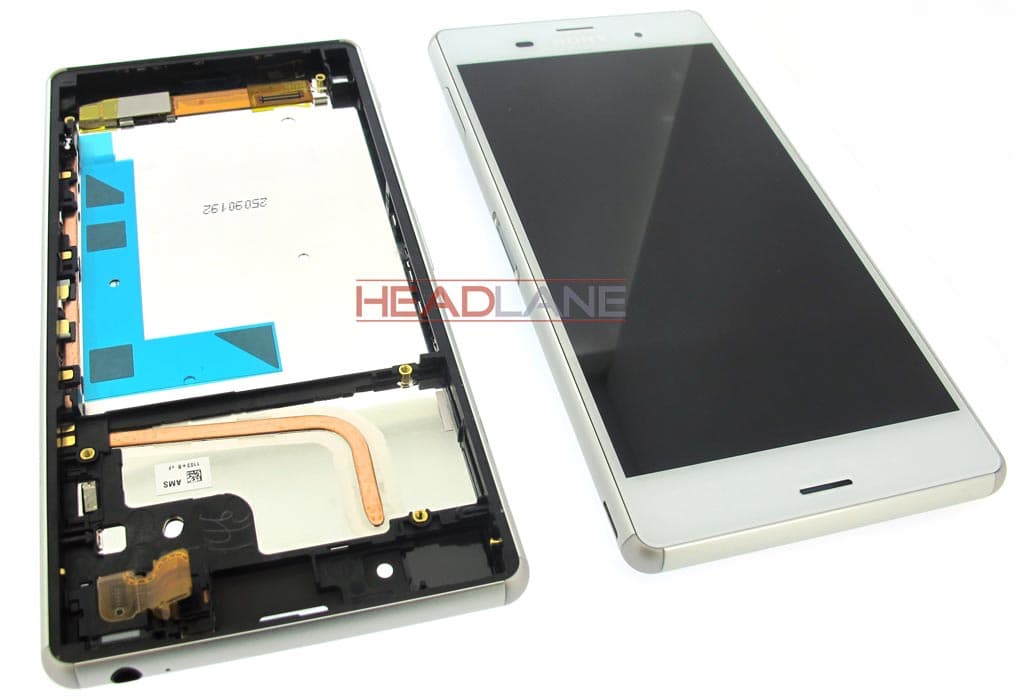 Sony D6603 Xperia Z3 LCD Display / Screen + Touch - White - view 2