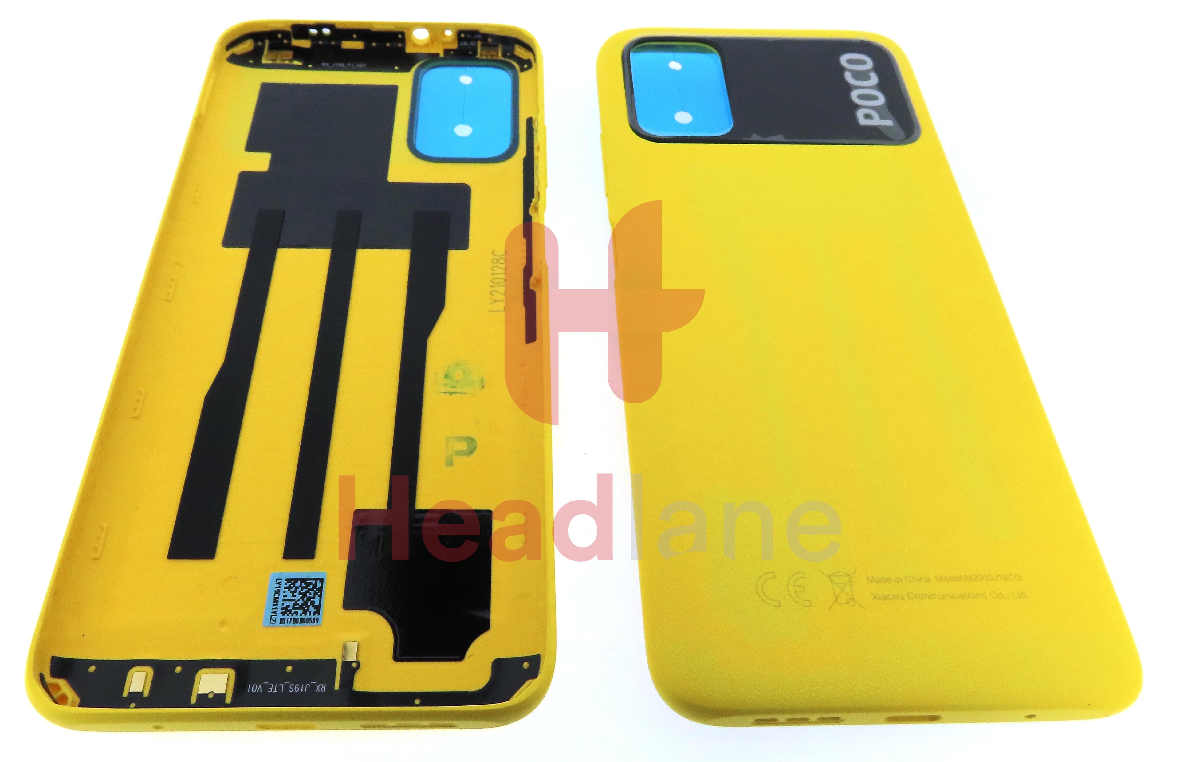 Xiaomi Poco M3 Back / Battery Cover - Yellow - view 3