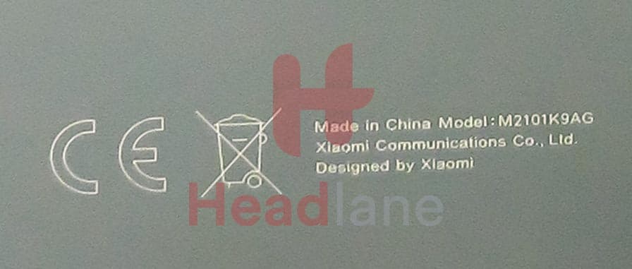 Xiaomi Mi 11 Lite 4G Back / Battery Cover - Black 4