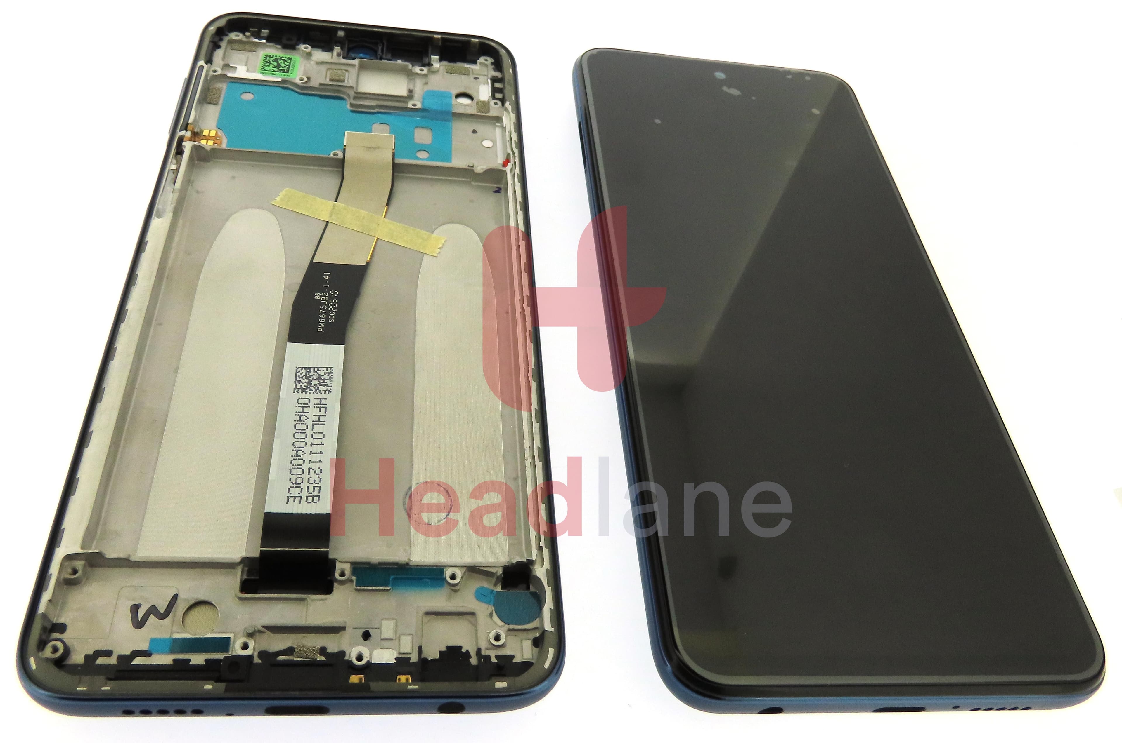 Xiaomi Redmi Note 9 Pro LCD Display / Screen + Touch - Black - view 2