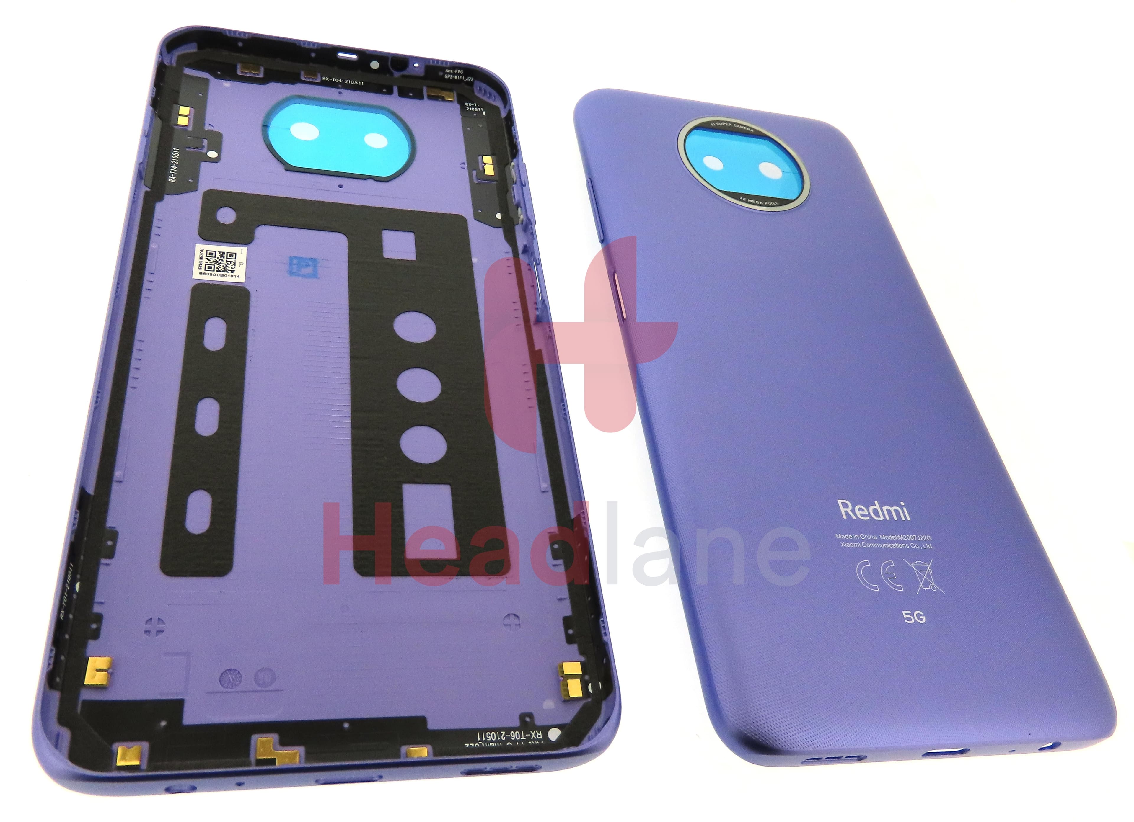 Xiaomi Redmi Note 9T 5G Back / Battery Cover - Purple - view 2