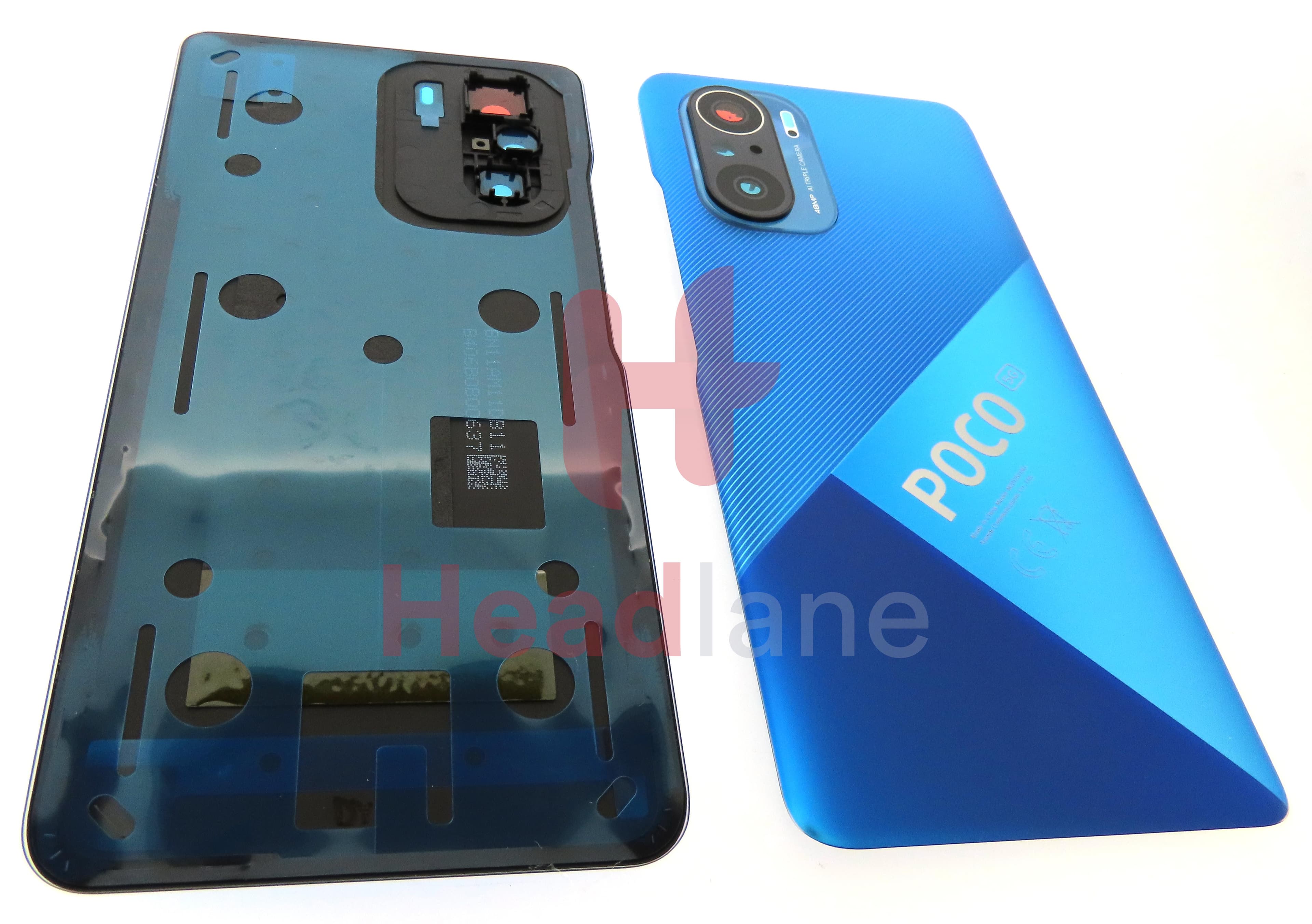 Xiaomi Poco F3 Back / Battery Cover - Blue - view 2