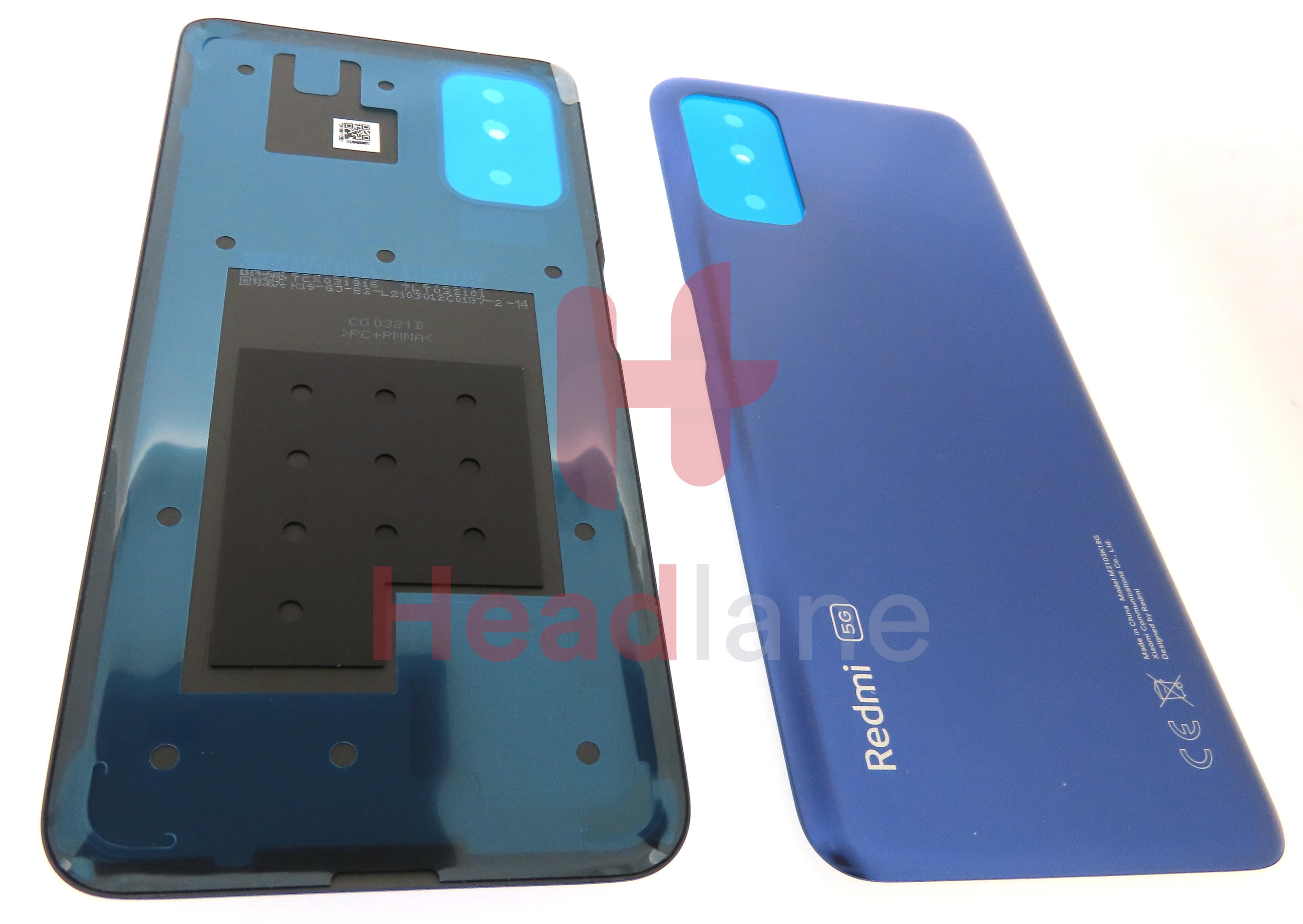 Xiaomi Redmi Note 10 5G Back / Battery Cover - Blue - view 2
