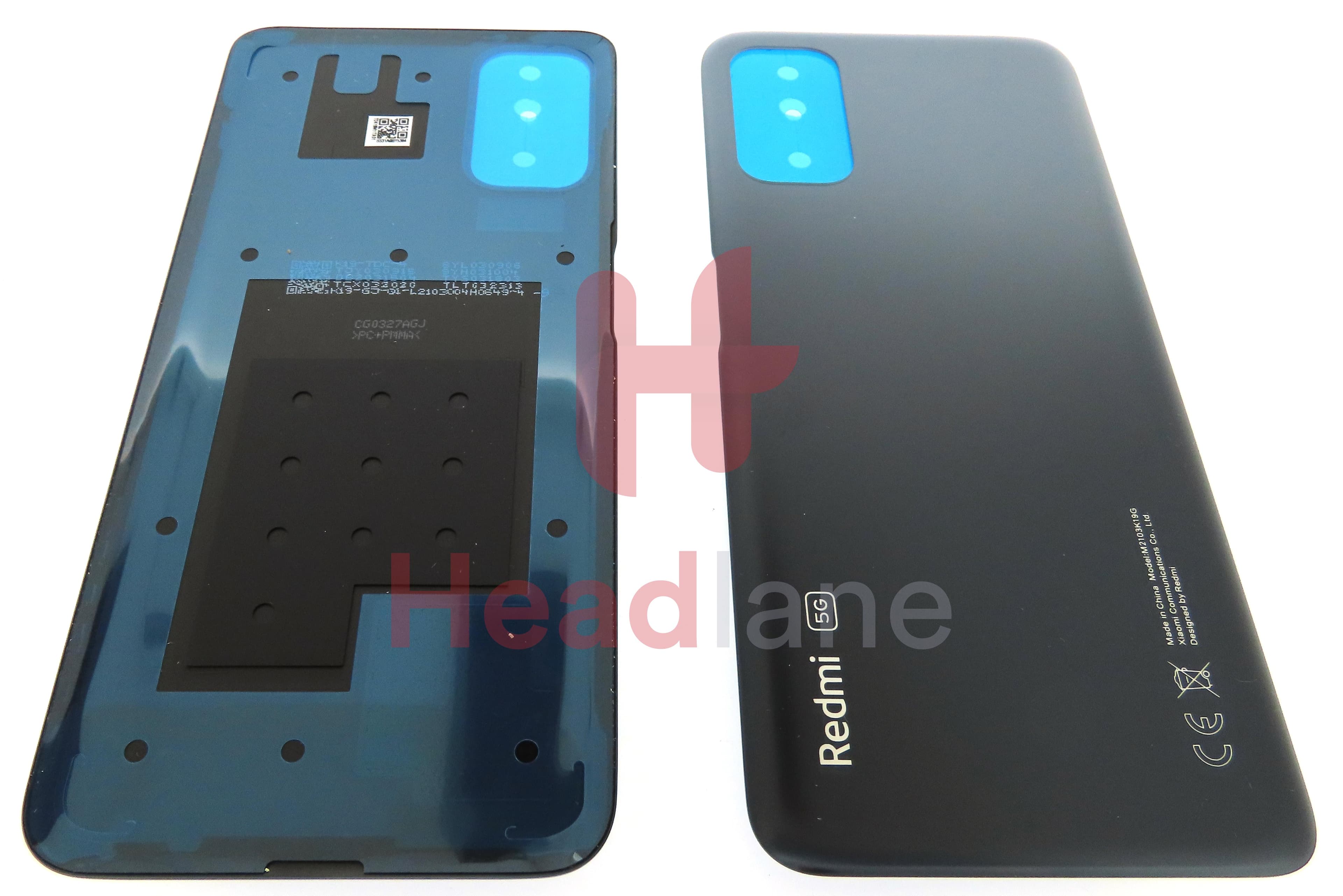 Xiaomi Redmi Note 10 5G Back / Battery Cover - Grey / Tarnish - view 3